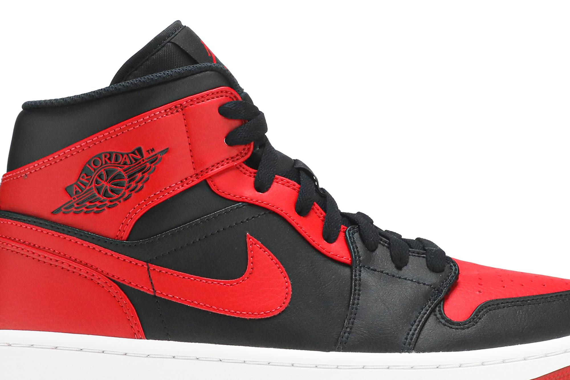 Air Jordan 1 Mid Banned 2020 554724-074 Nicesnk