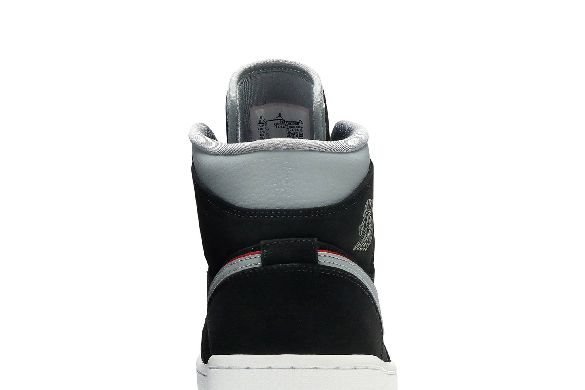 Air Jordan 1 Mid ‘Black Grey’ 554724-060