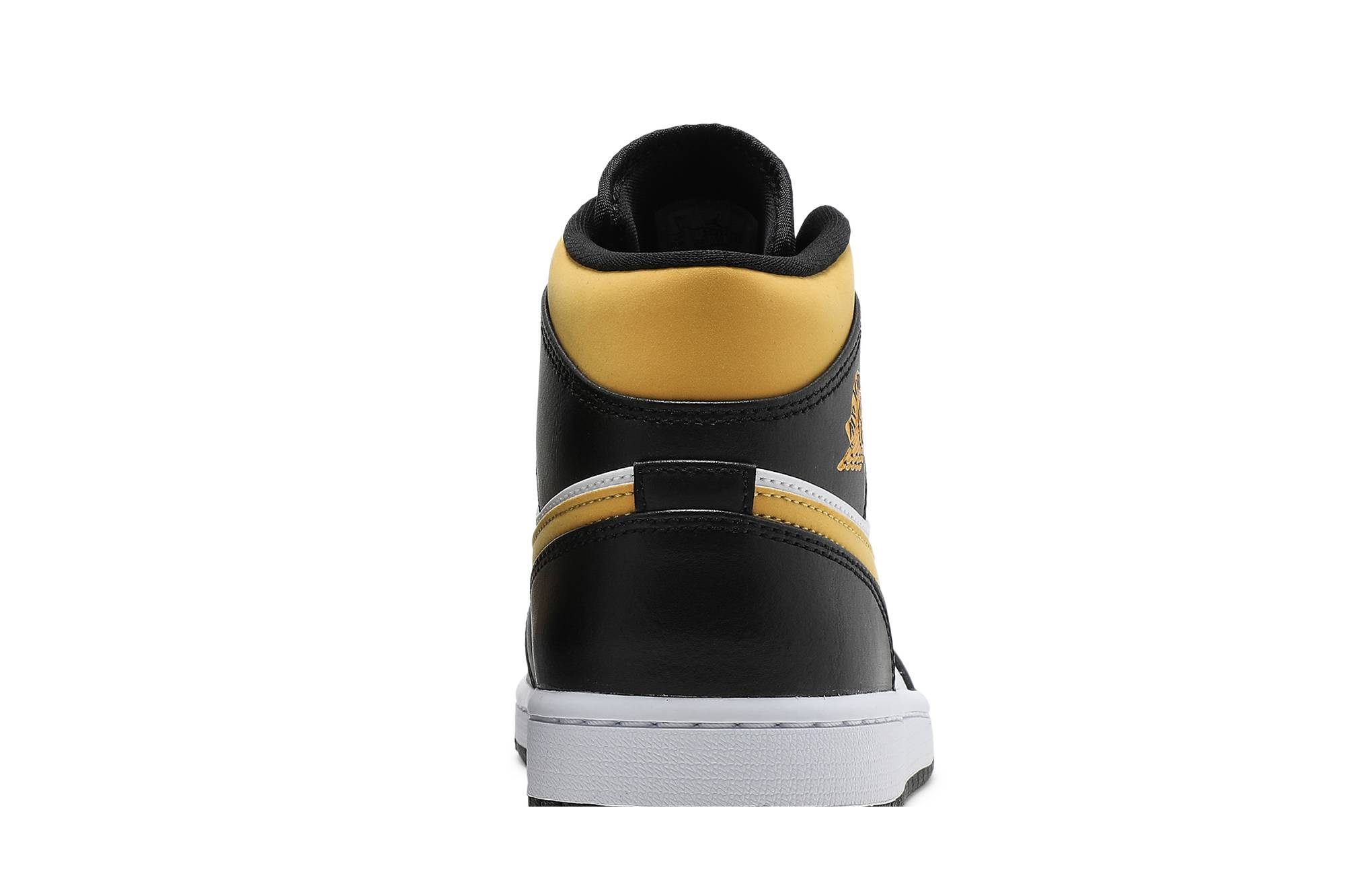 Air Jordan 1 Mid Black University Gold 554724-177 Nicesnk