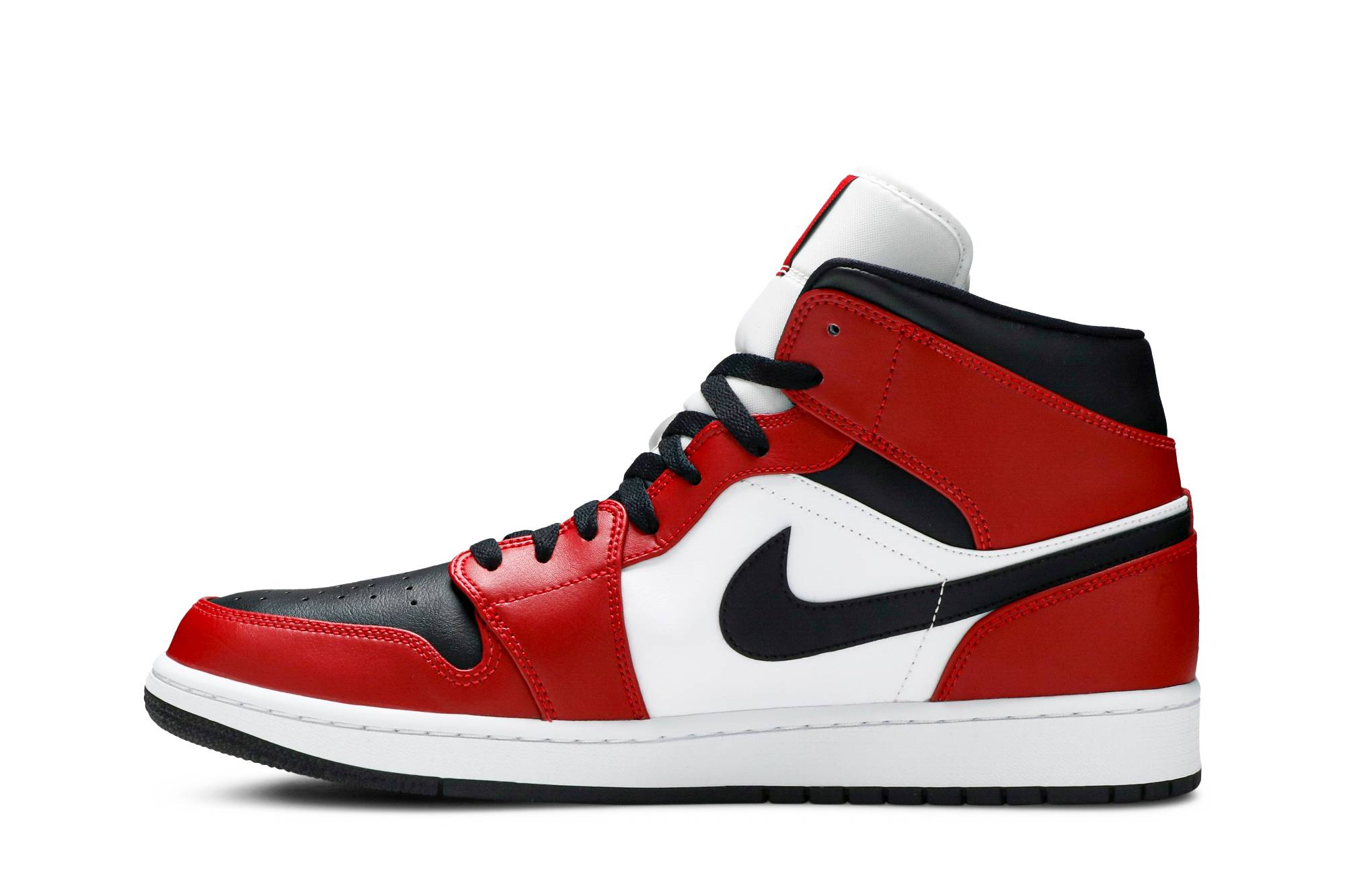 Air Jordan 1 Mid Chicago Black Toe 554724-069 Nicesnk