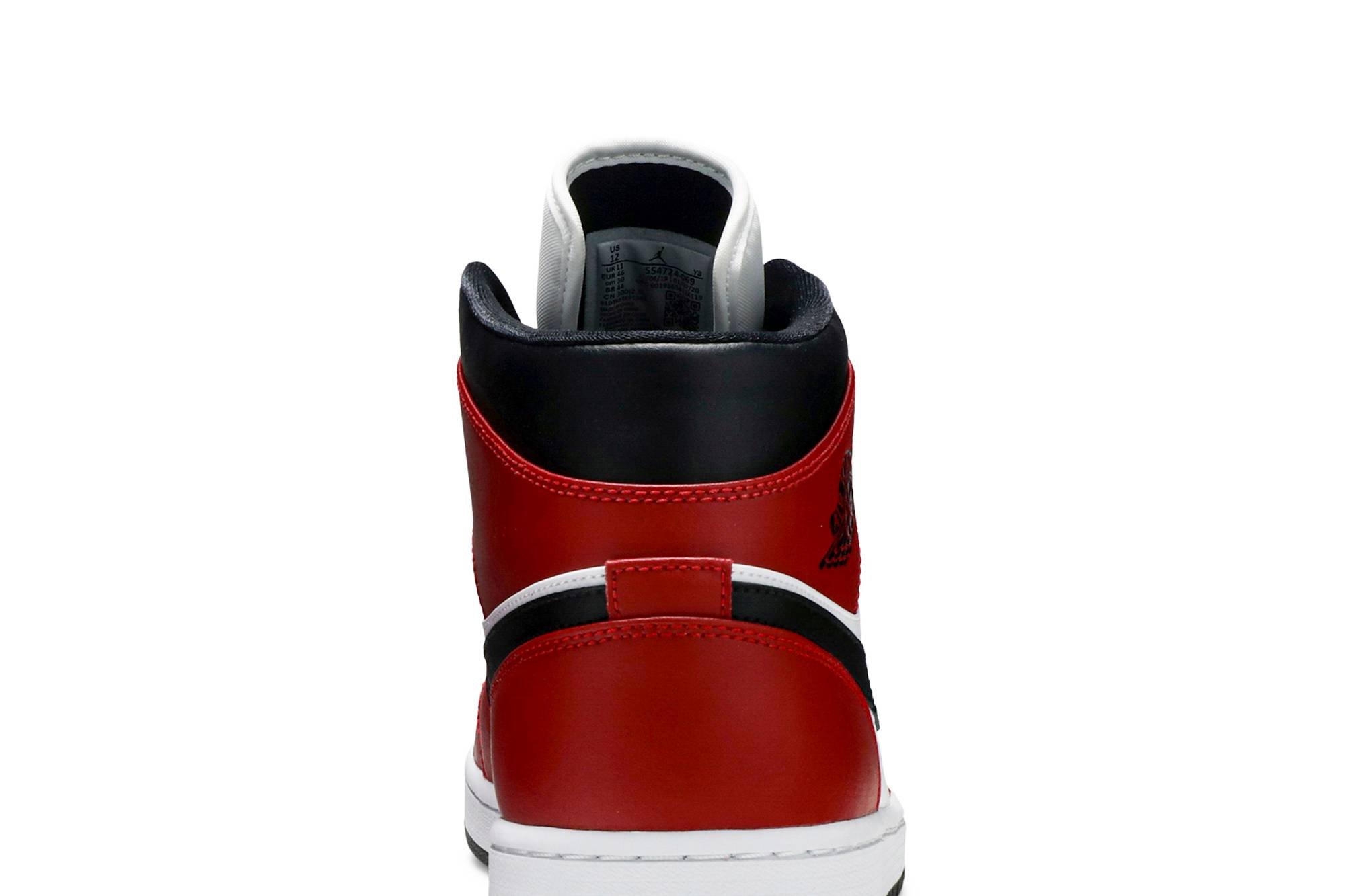 Air Jordan 1 Mid Chicago Black Toe 554724-069 Nicesnk