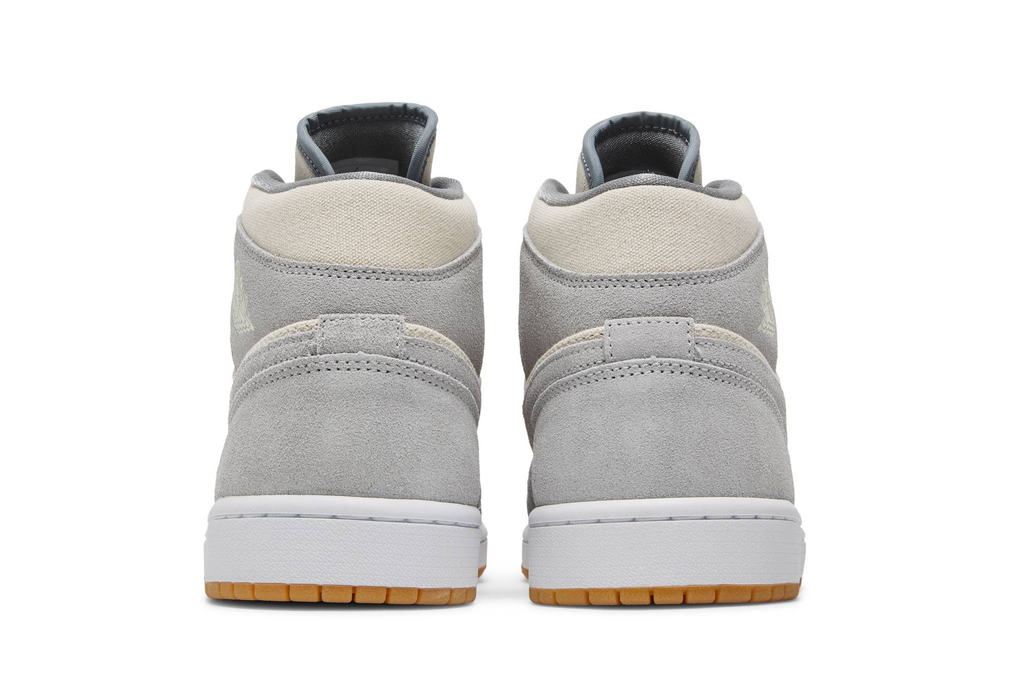 Air Jordan 1 Mid Coconut Milk Particle Grey DN4281-100 Nicesnk