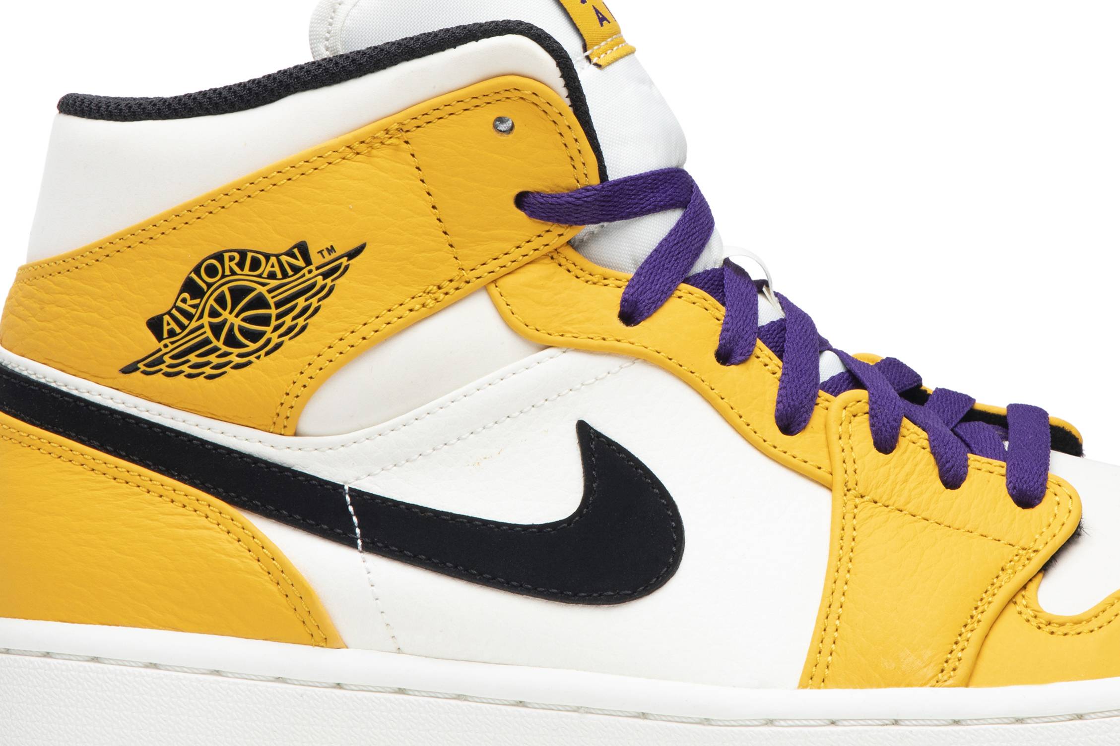 Air Jordan 1 Mid Lakers 852542-700 Nicesnk