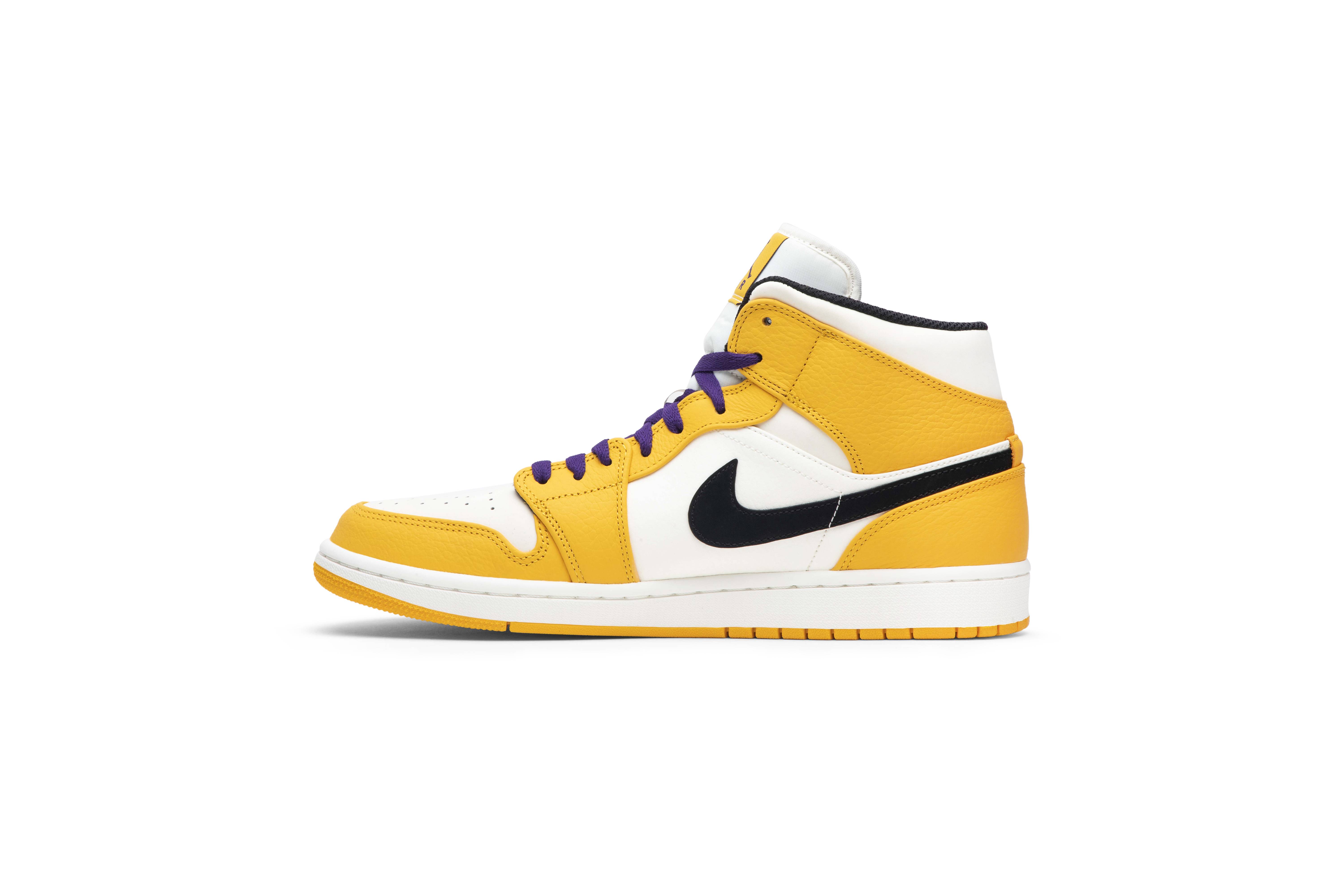 Air Jordan 1 Mid Lakers 852542-700 Nicesnk
