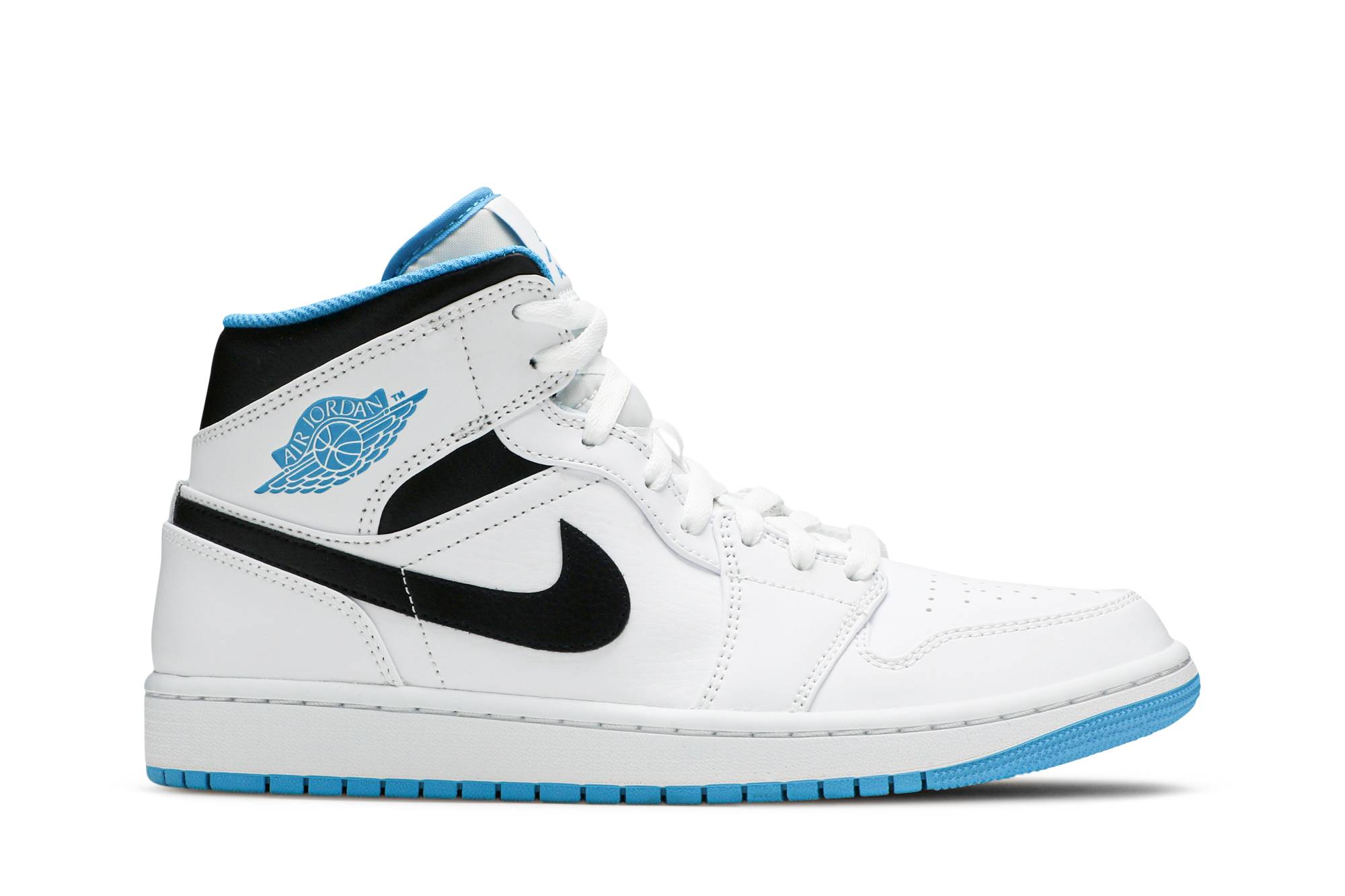 Air Jordan 1 Mid Laser Blue 554724-141 Nicesnk