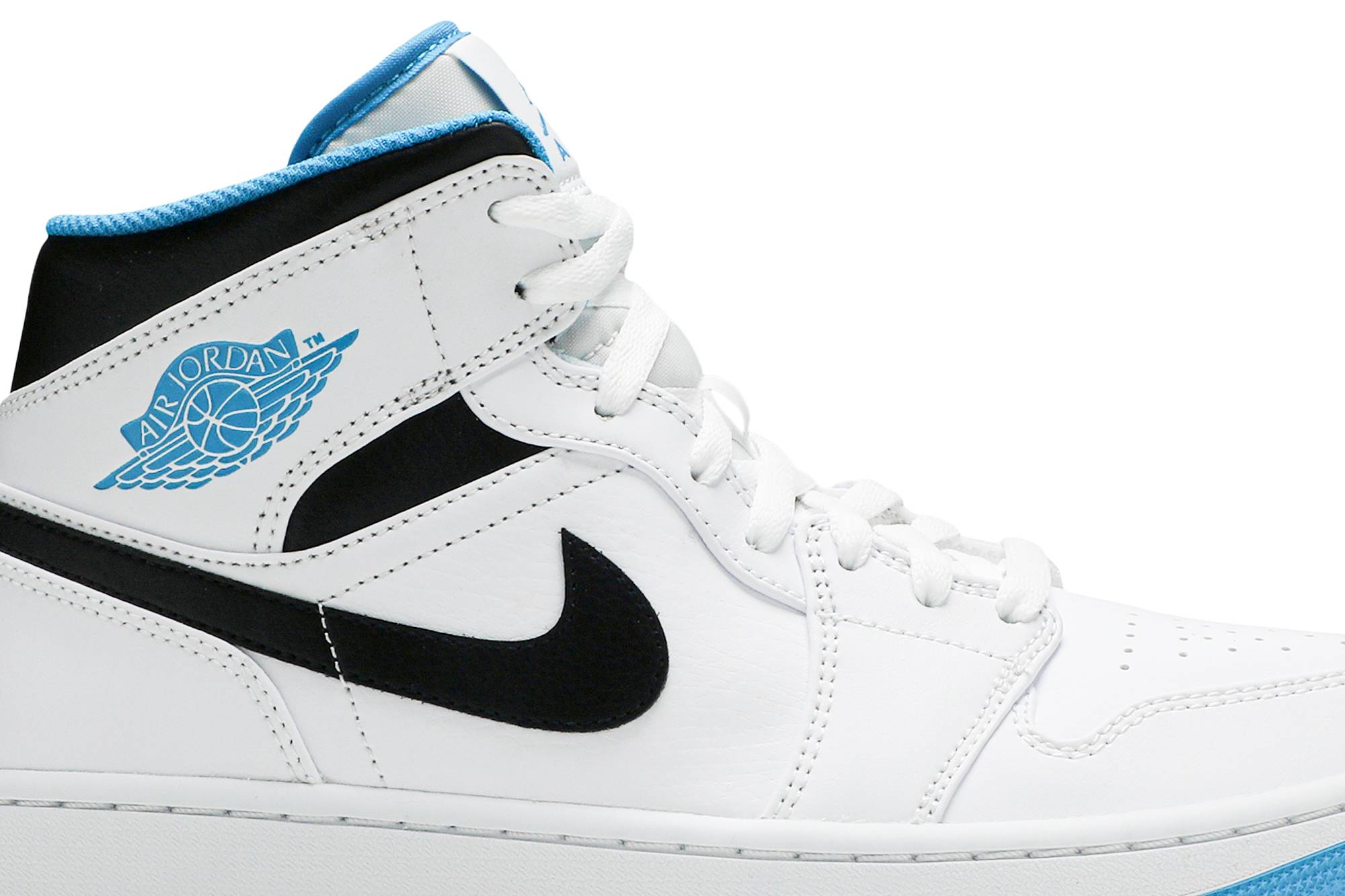 Air Jordan 1 Mid Laser Blue 554724-141 Nicesnk