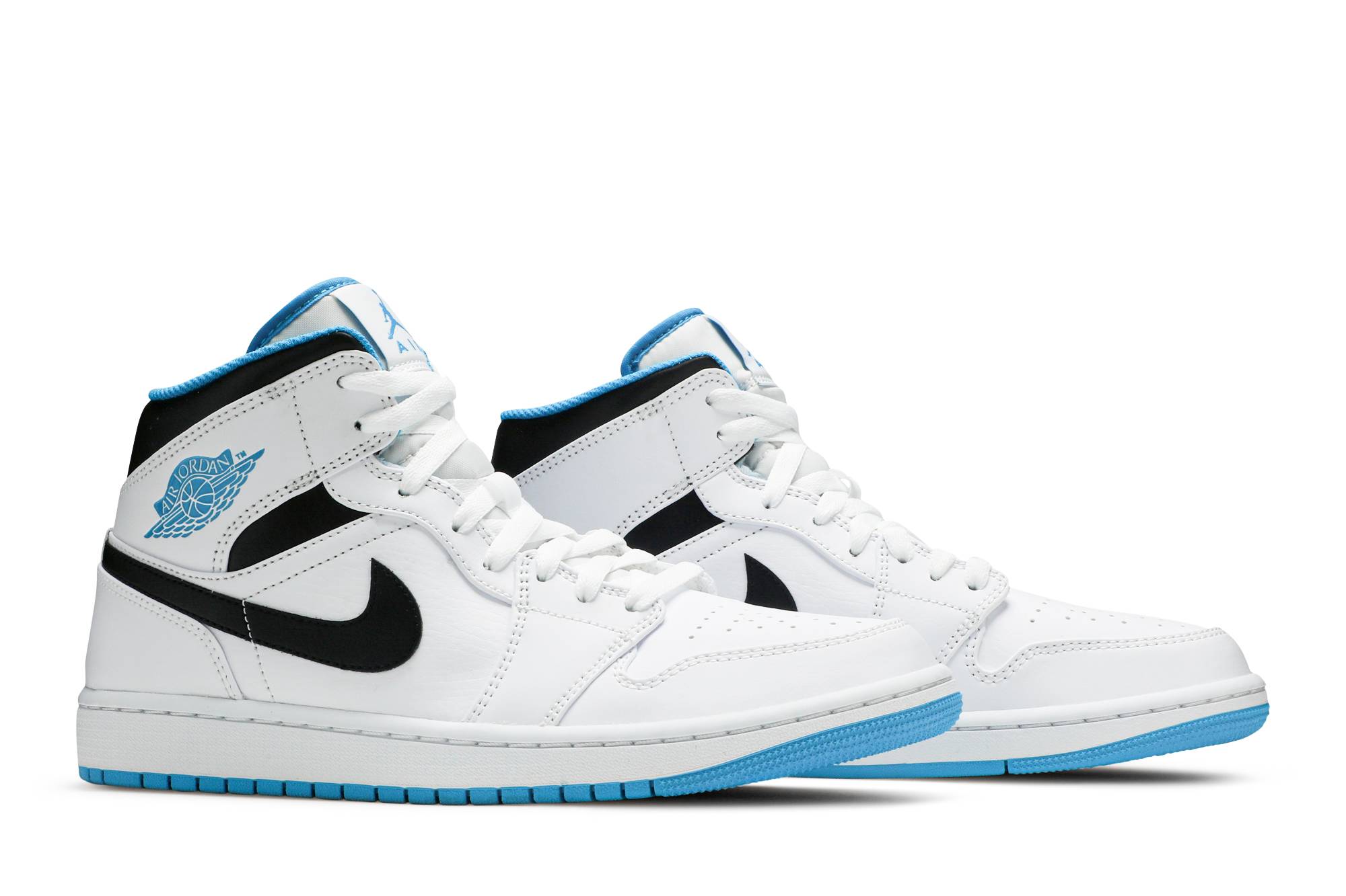Air Jordan 1 Mid Laser Blue 554724-141 Nicesnk