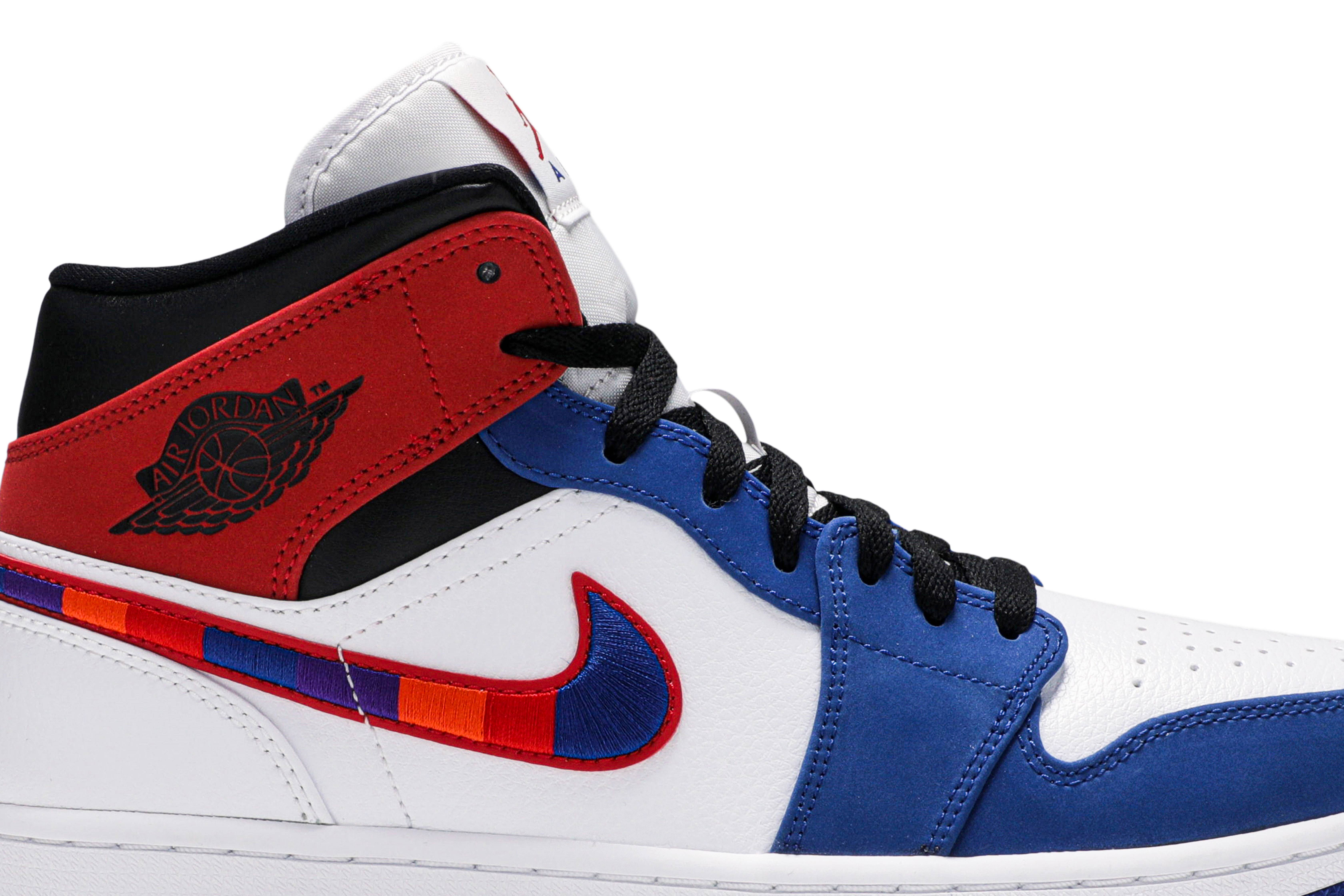 Air Jordan 1 Mid ‘Multicolored Swoosh’ 852542-146