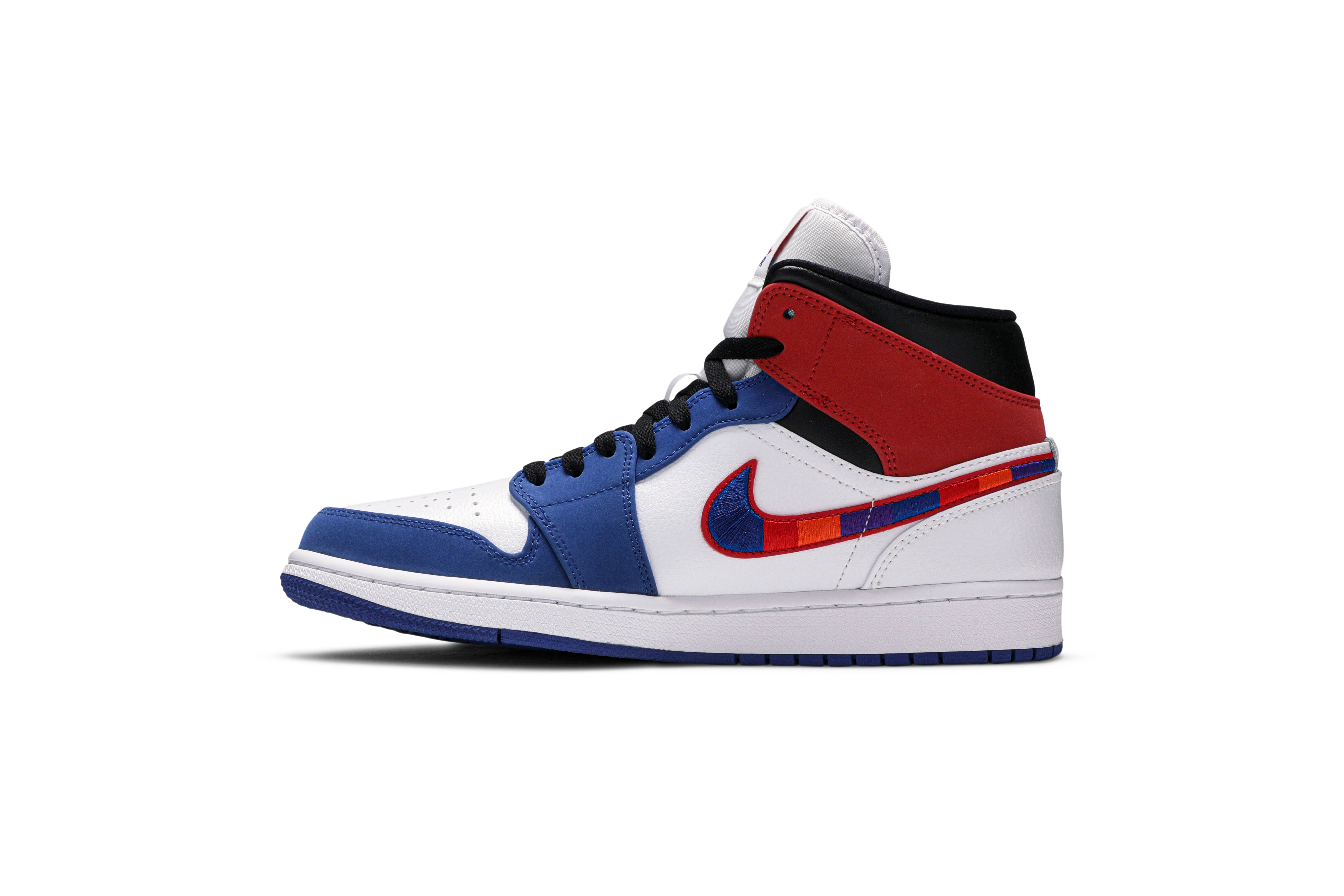 Air Jordan 1 Mid ‘Multicolored Swoosh’ 852542-146