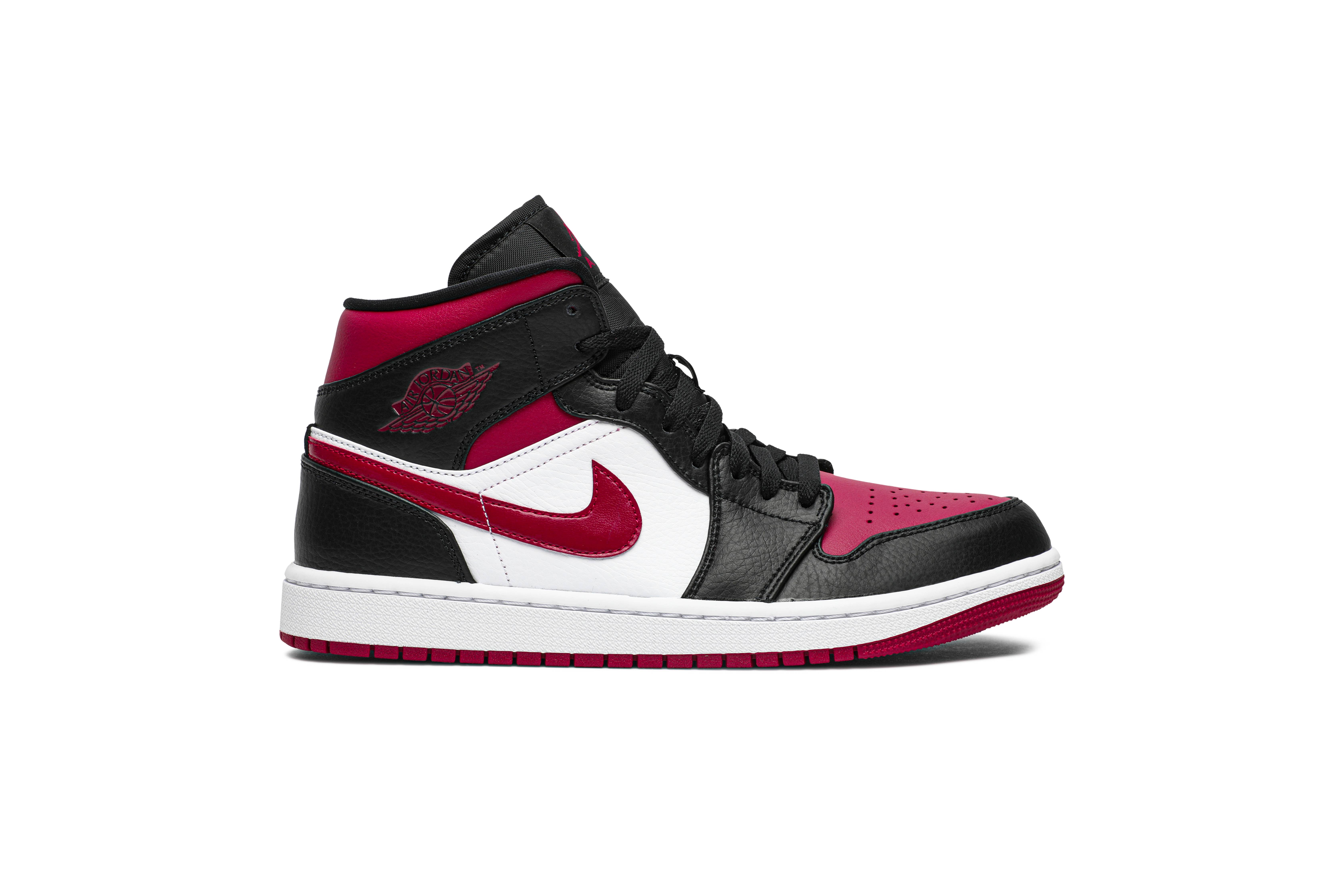 Air Jordan 1 Mid Noble Red 554724-066 Nicesnk