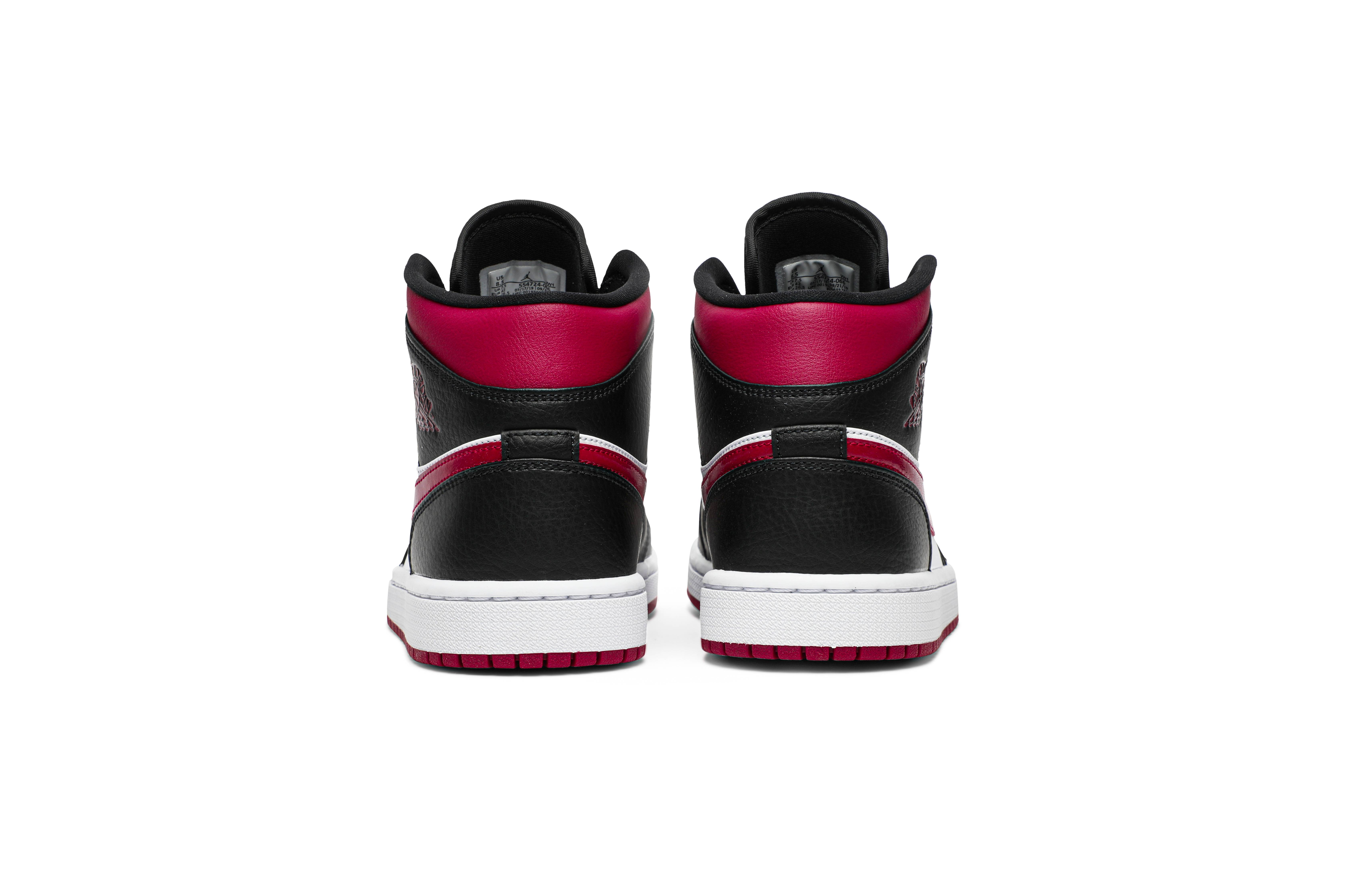 Air Jordan 1 Mid Noble Red 554724-066 Nicesnk