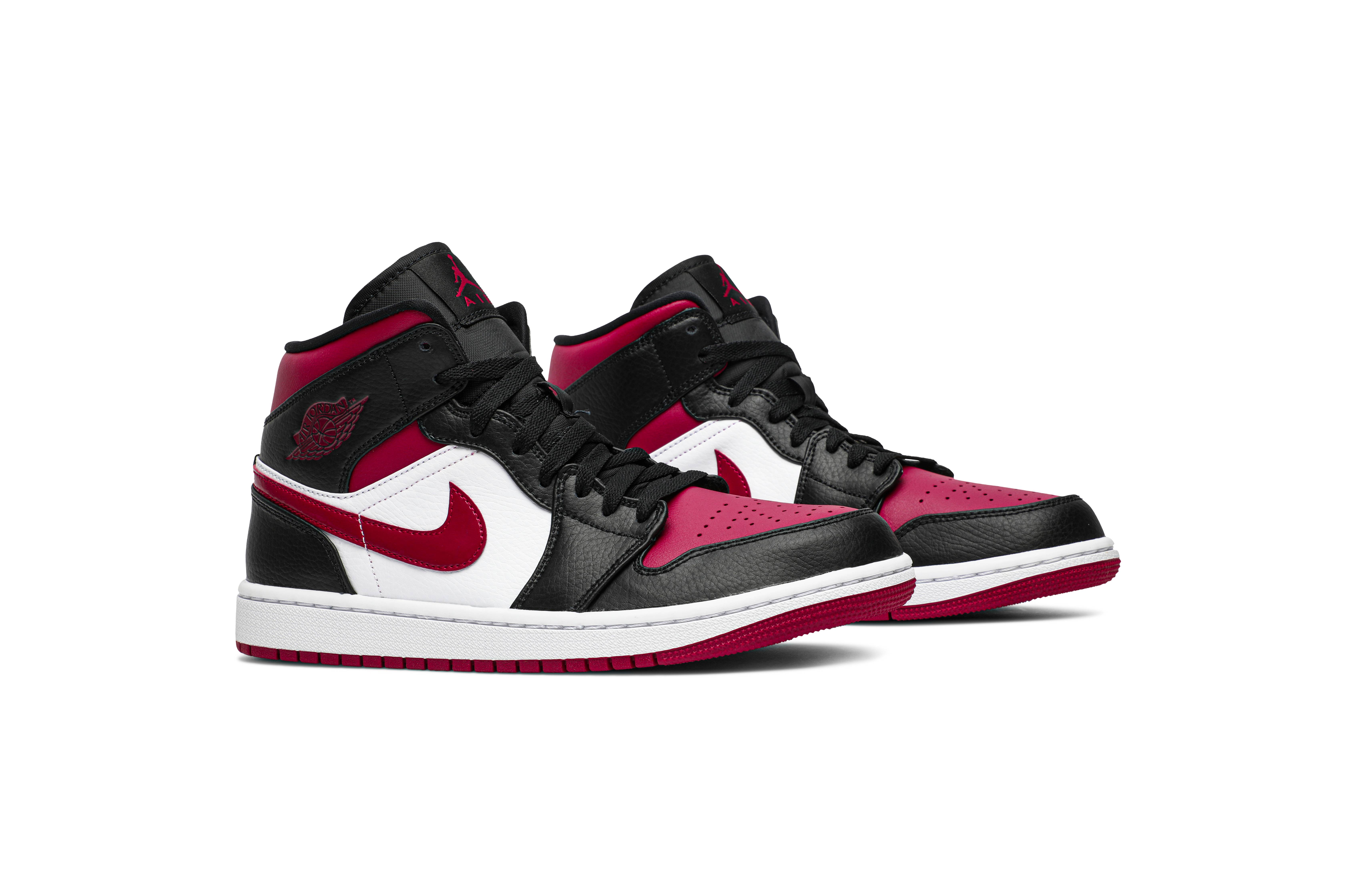 Air Jordan 1 Mid Noble Red 554724-066 Nicesnk