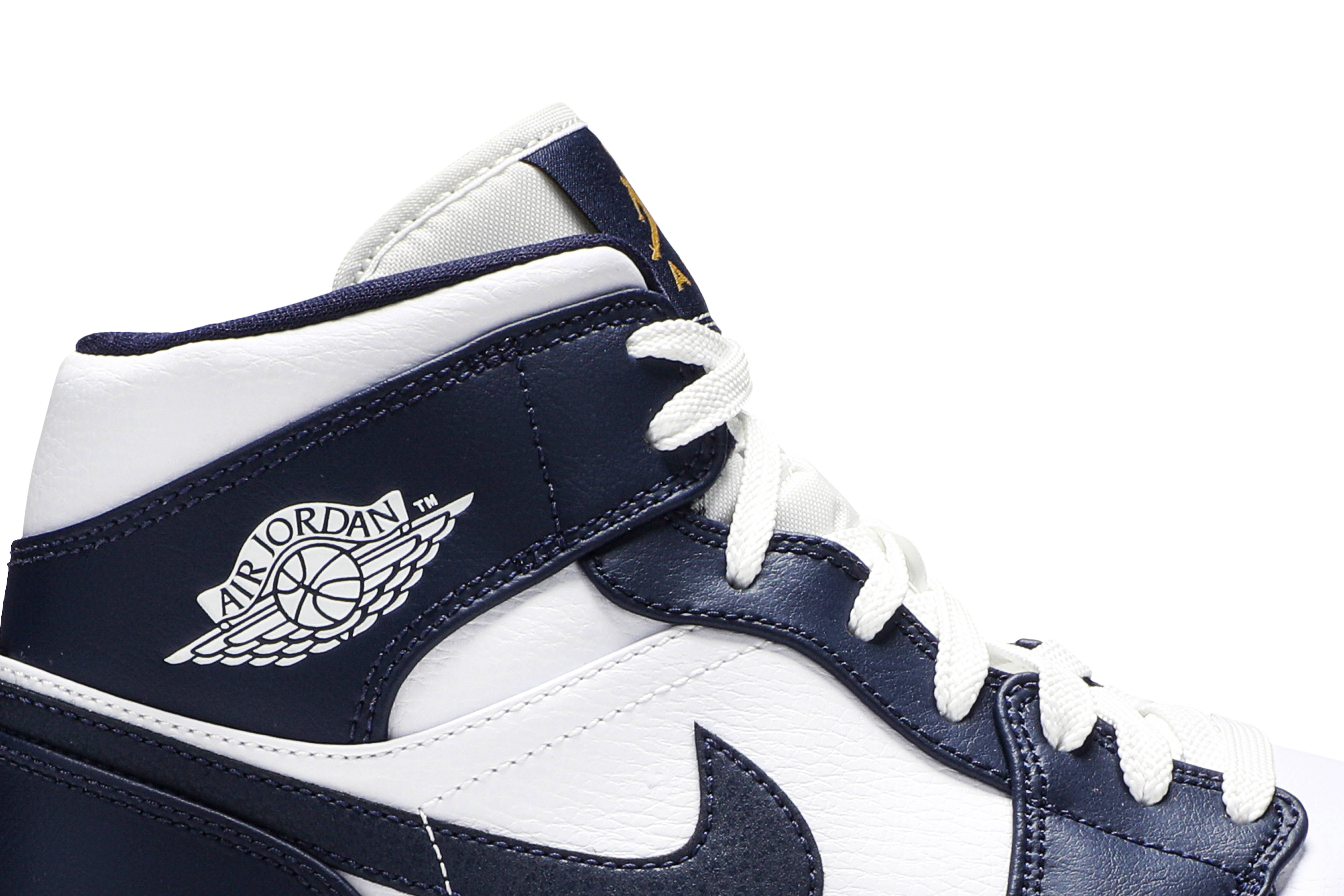 Air Jordan 1 Mid Obsidian 554724-174 Nicesnk