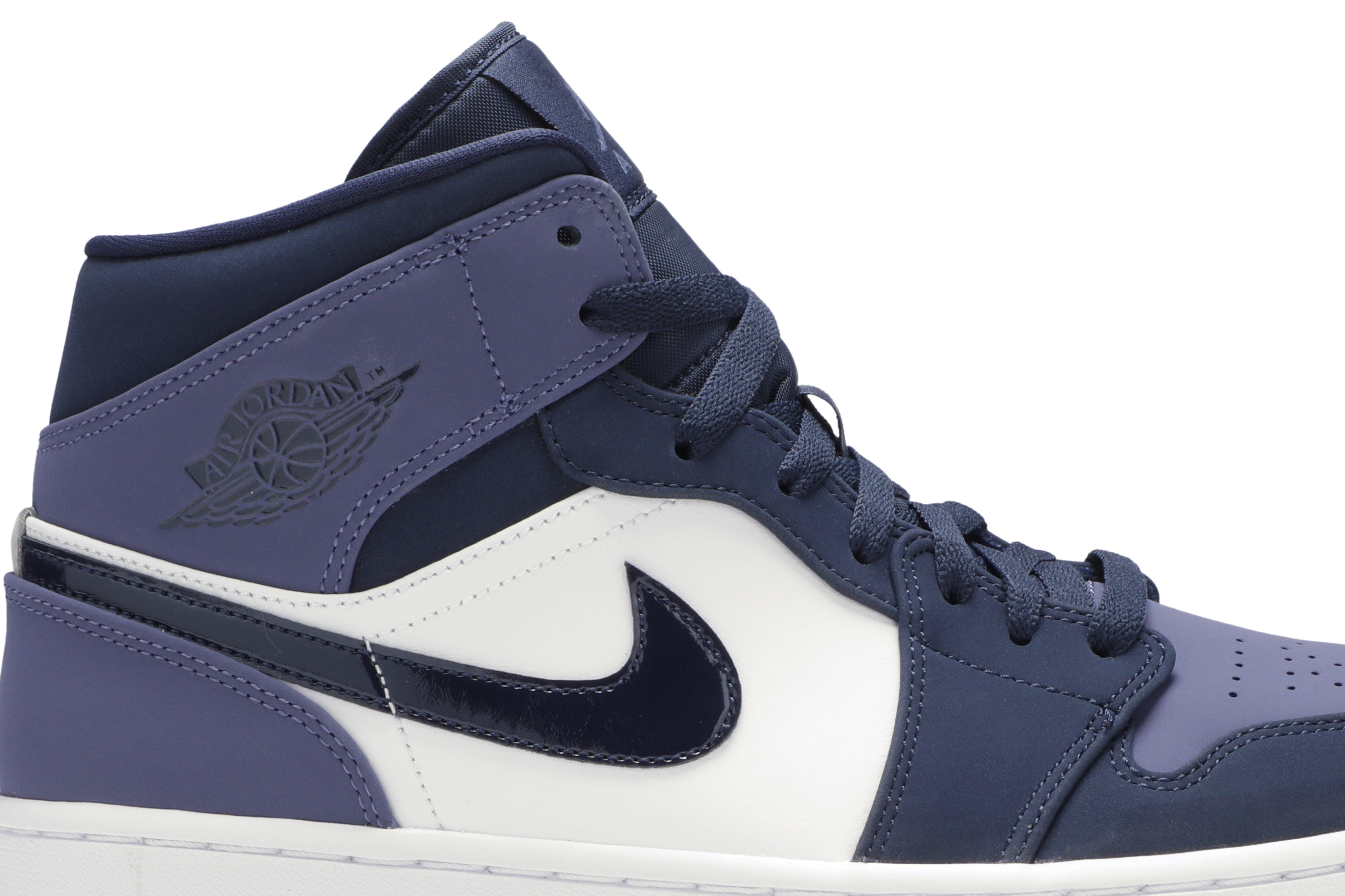 Air Jordan 1 Mid Sanded Purple 554724-445 Nicesnk