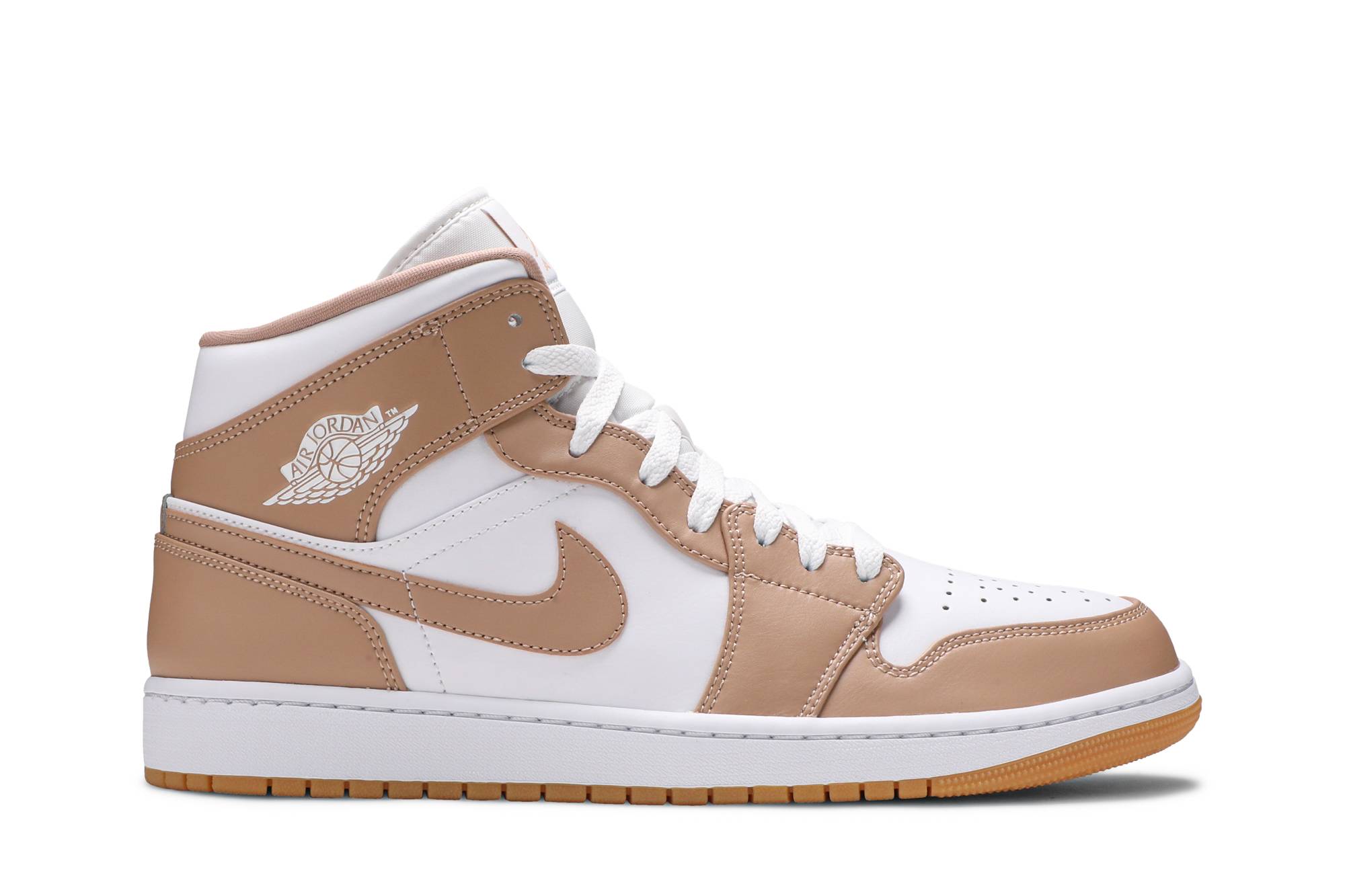 Air Jordan 1 Mid Tan Gum 554724-271 Nicesnk
