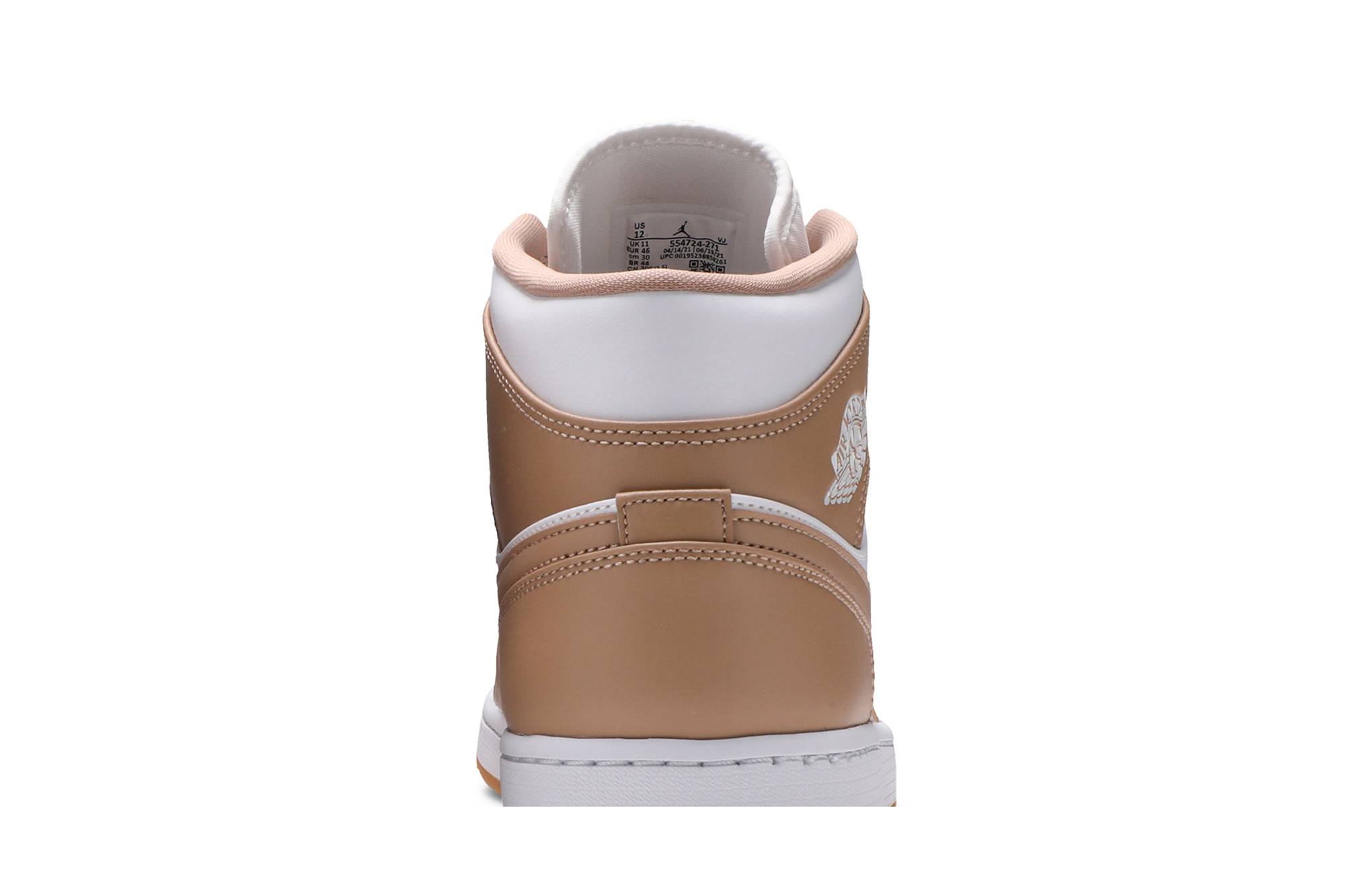 Air Jordan 1 Mid Tan Gum 554724-271 Nicesnk