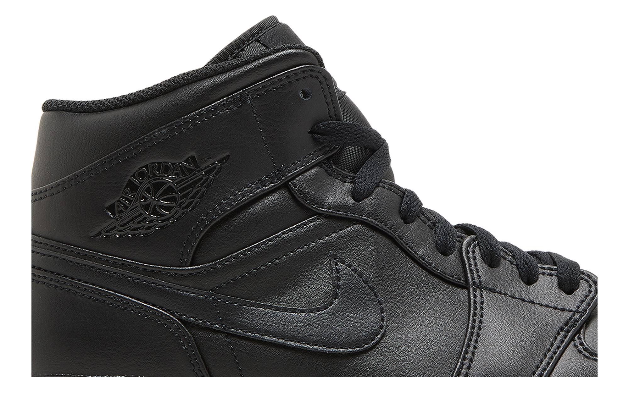 Air Jordan 1 Mid Triple Black (2022) 554724-093 Nicesnk