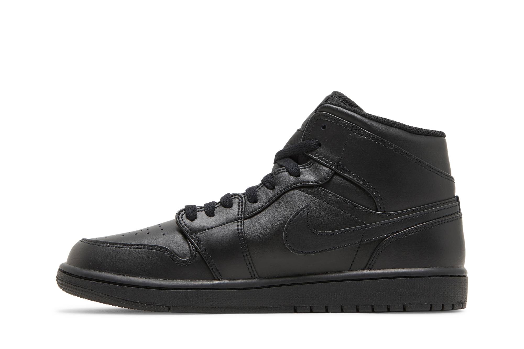 Air Jordan 1 Mid Triple Black (2022) 554724-093 Nicesnk