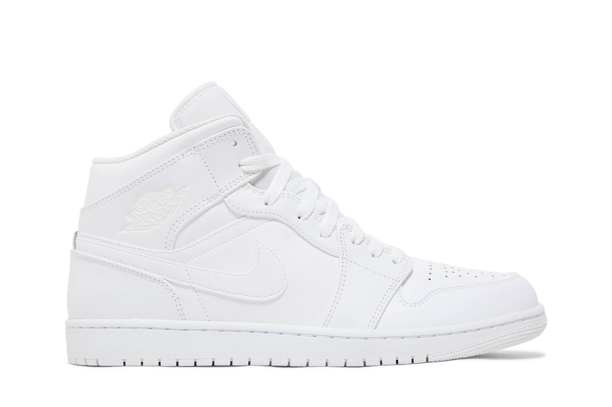 Air Jordan 1 Mid ‘Triple White’ 2022 554724-136