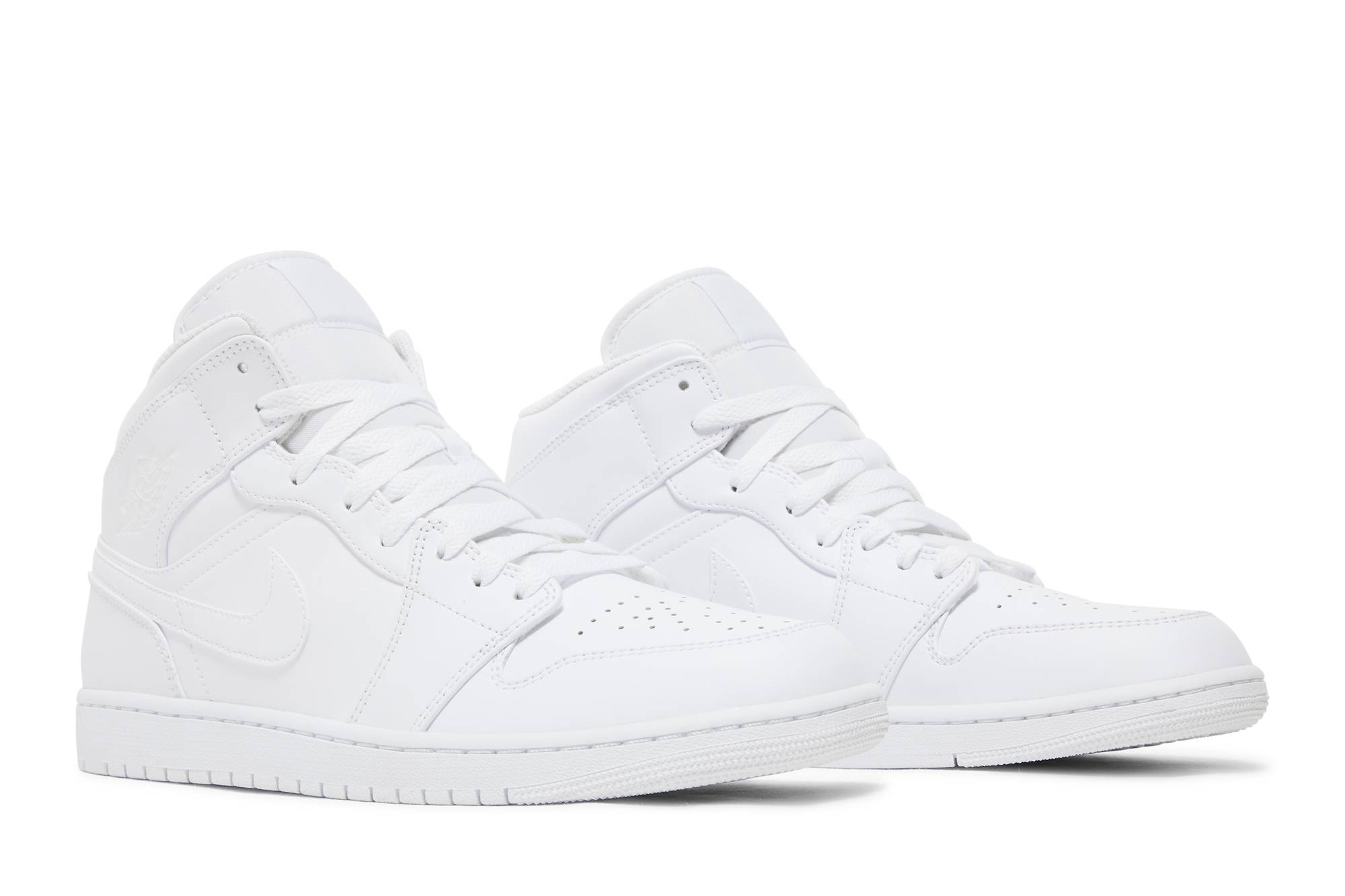 Air Jordan 1 Mid ‘Triple White’ 2022 554724-136
