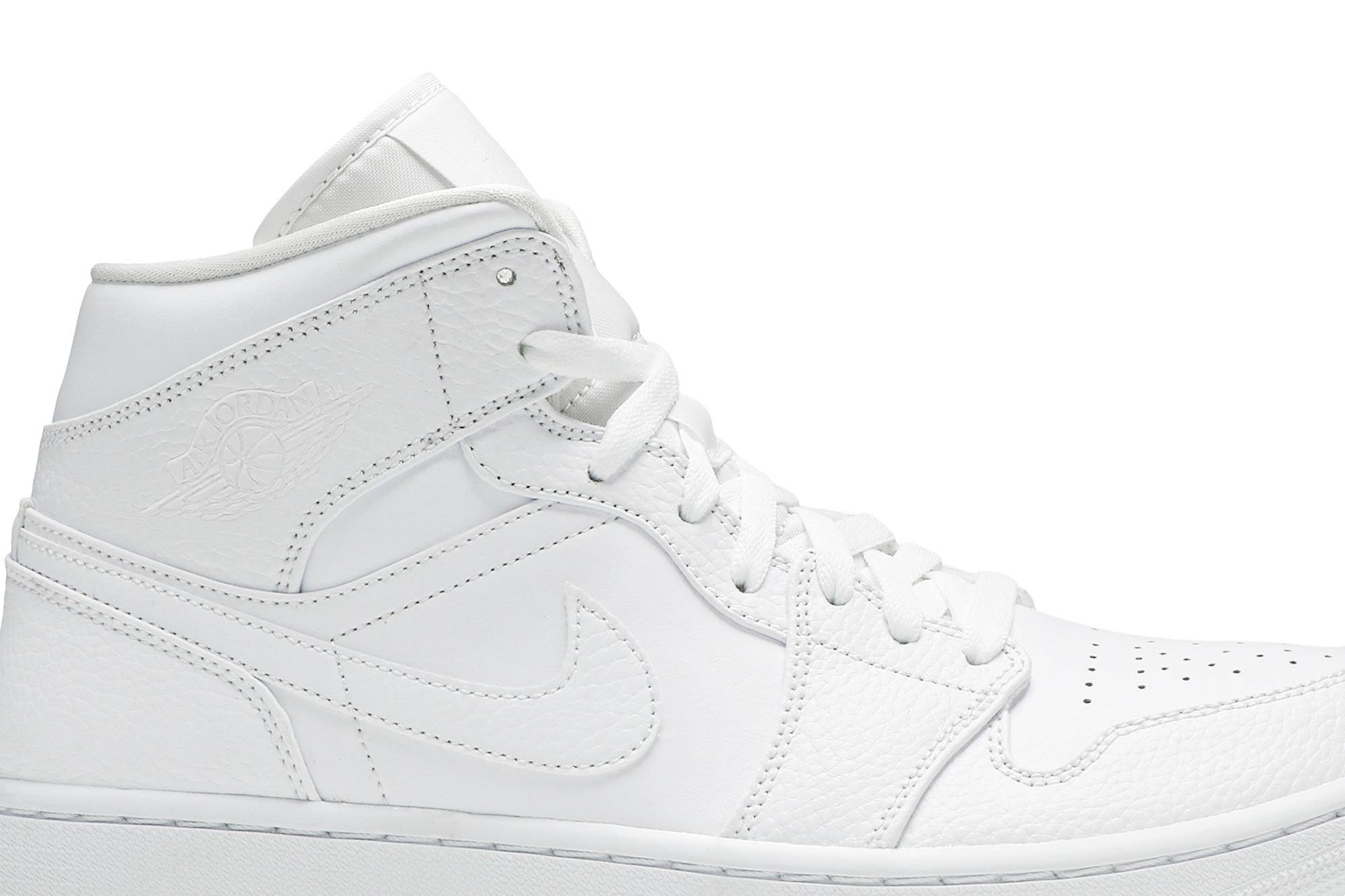 Air Jordan 1 Mid ‘Triple White’ 554724-130