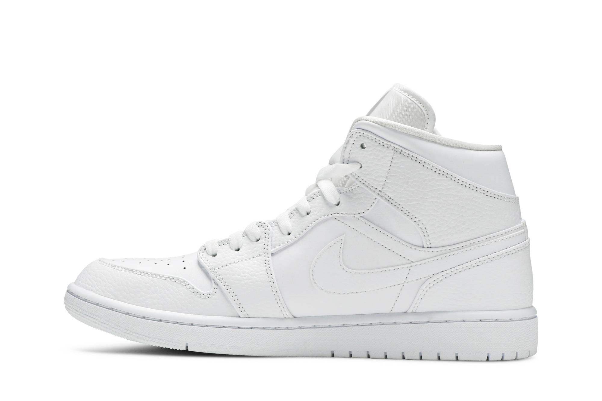 Air Jordan 1 Mid ‘Triple White’ 554724-130