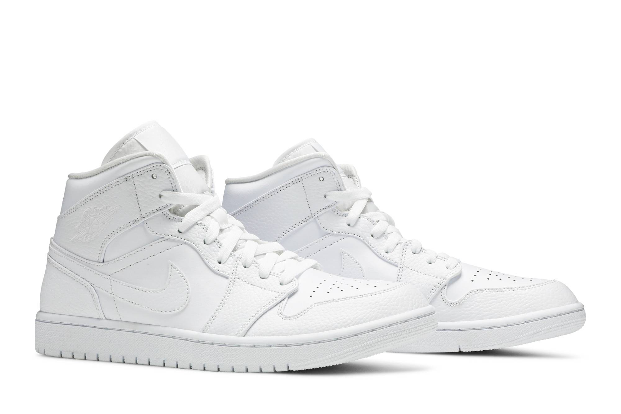 Air Jordan 1 Mid ‘Triple White’ 554724-130