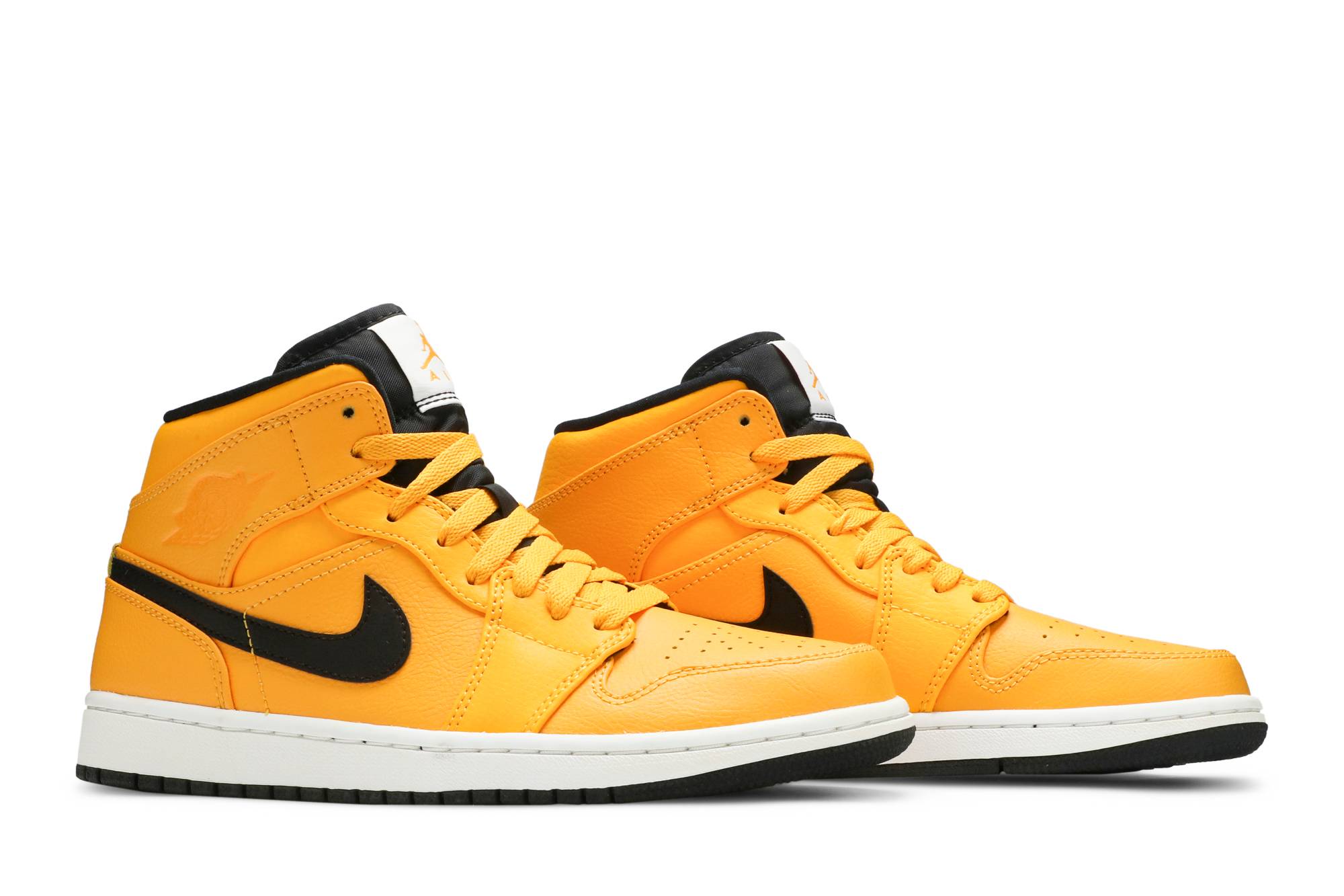 Air Jordan 1 Mid ‘University Gold’ Black 554724-700