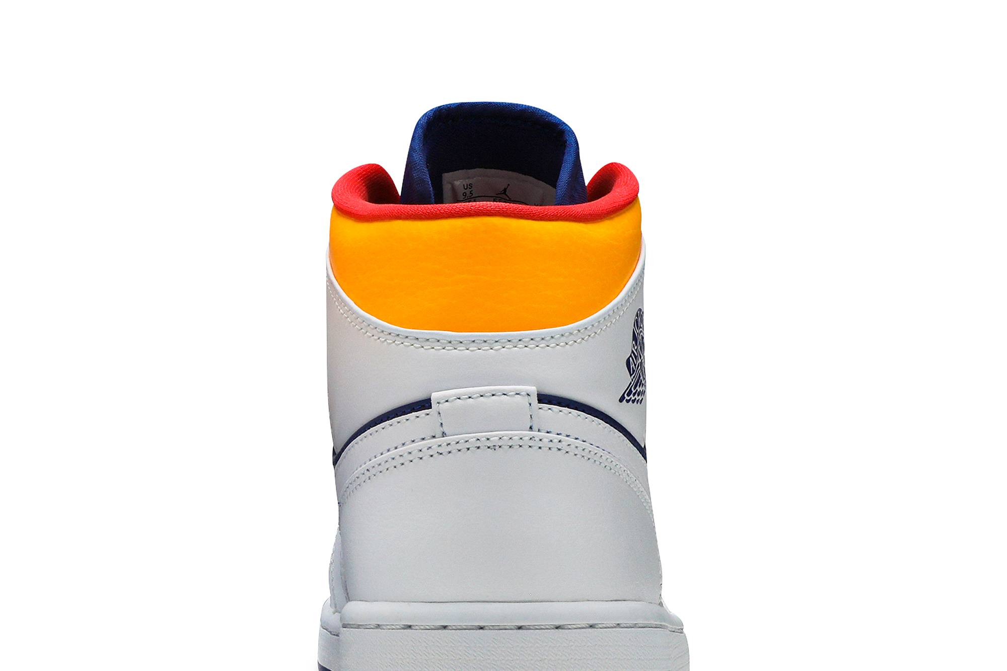 Air Jordan 1 Mid White Deep Royal Blue 554724-131 Nicesnk