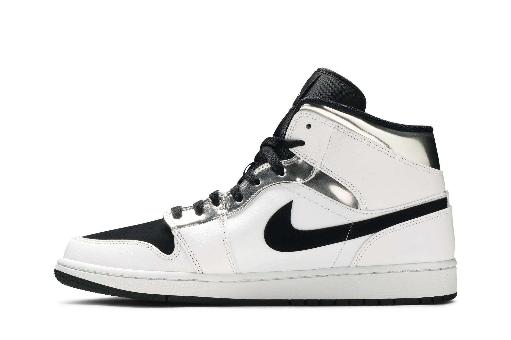 Air Jordan 1 Mid ‘White Silver’ 554724-121
