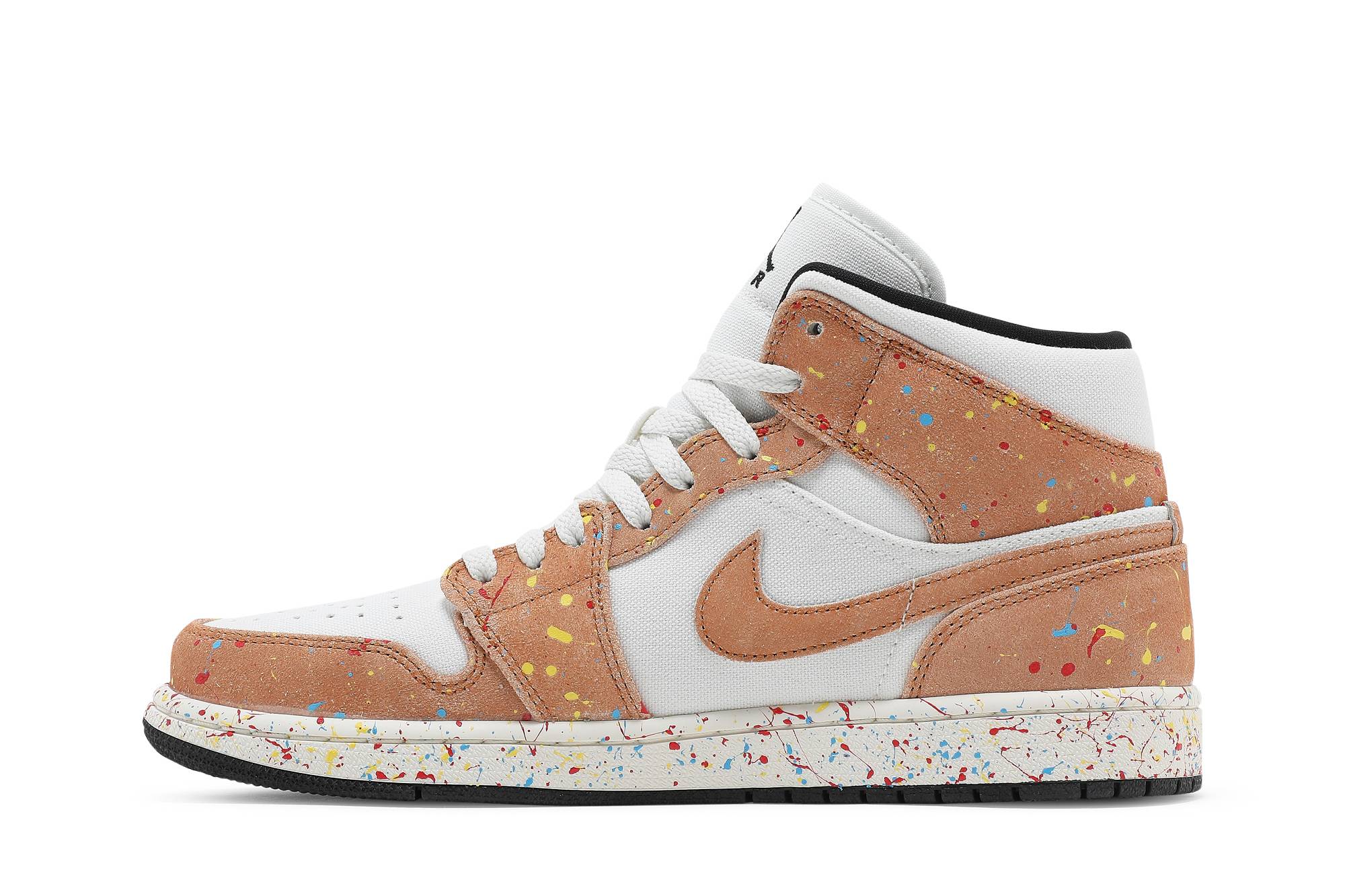 Air Jordan 1 Mid SE ‘Brushstroke Paint Splatter’ DA8005-100