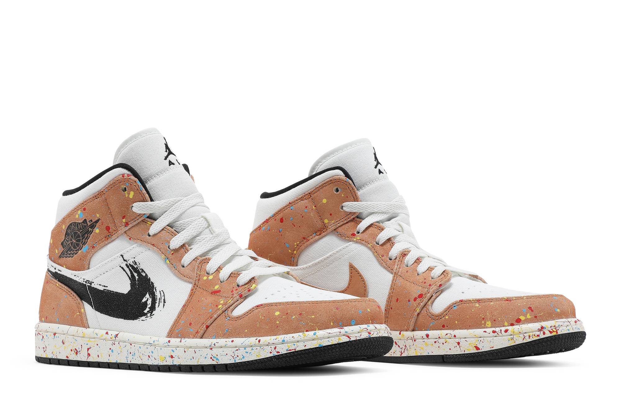 Air Jordan 1 Mid SE ‘Brushstroke Paint Splatter’ DA8005-100