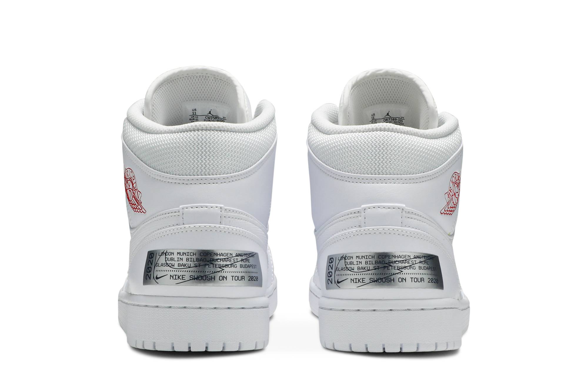Air Jordan 1 Mid SE Euro Tour CW7589-100 Nicesnk