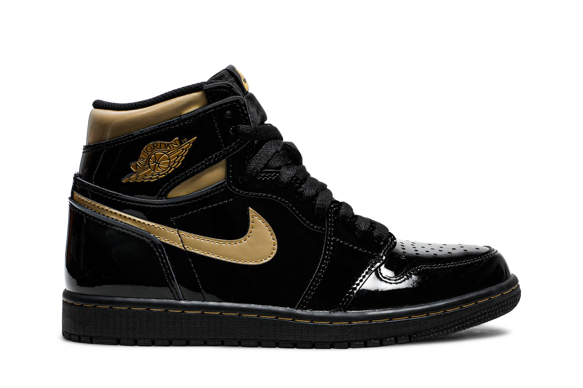 Air Jordan 1 Retro High OG ‘Black Metallic Gold’ 2020 555088-032