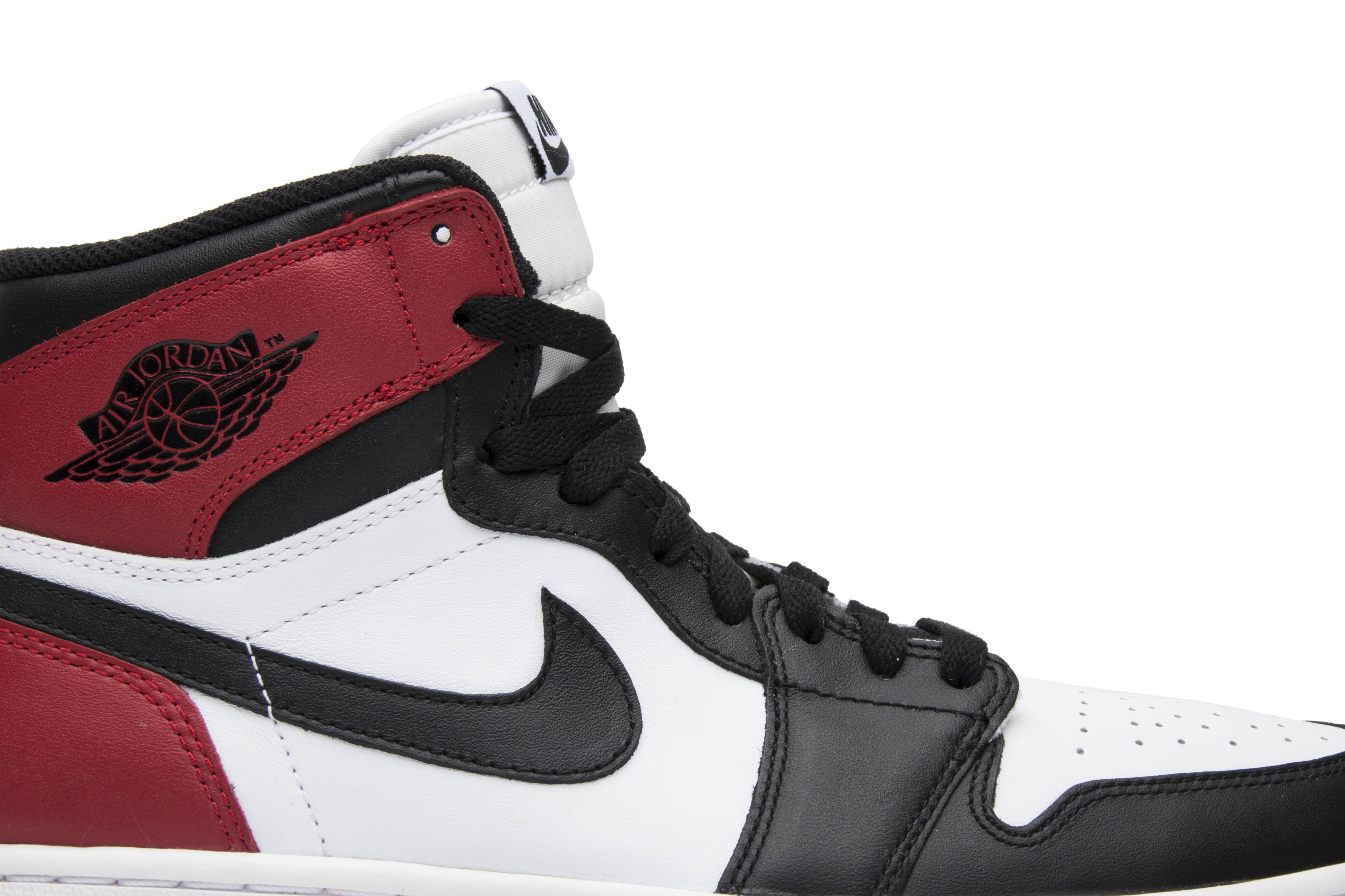 Air Jordan 1 Retro High OG Black Toe 2013 555088-184 Nicesnk