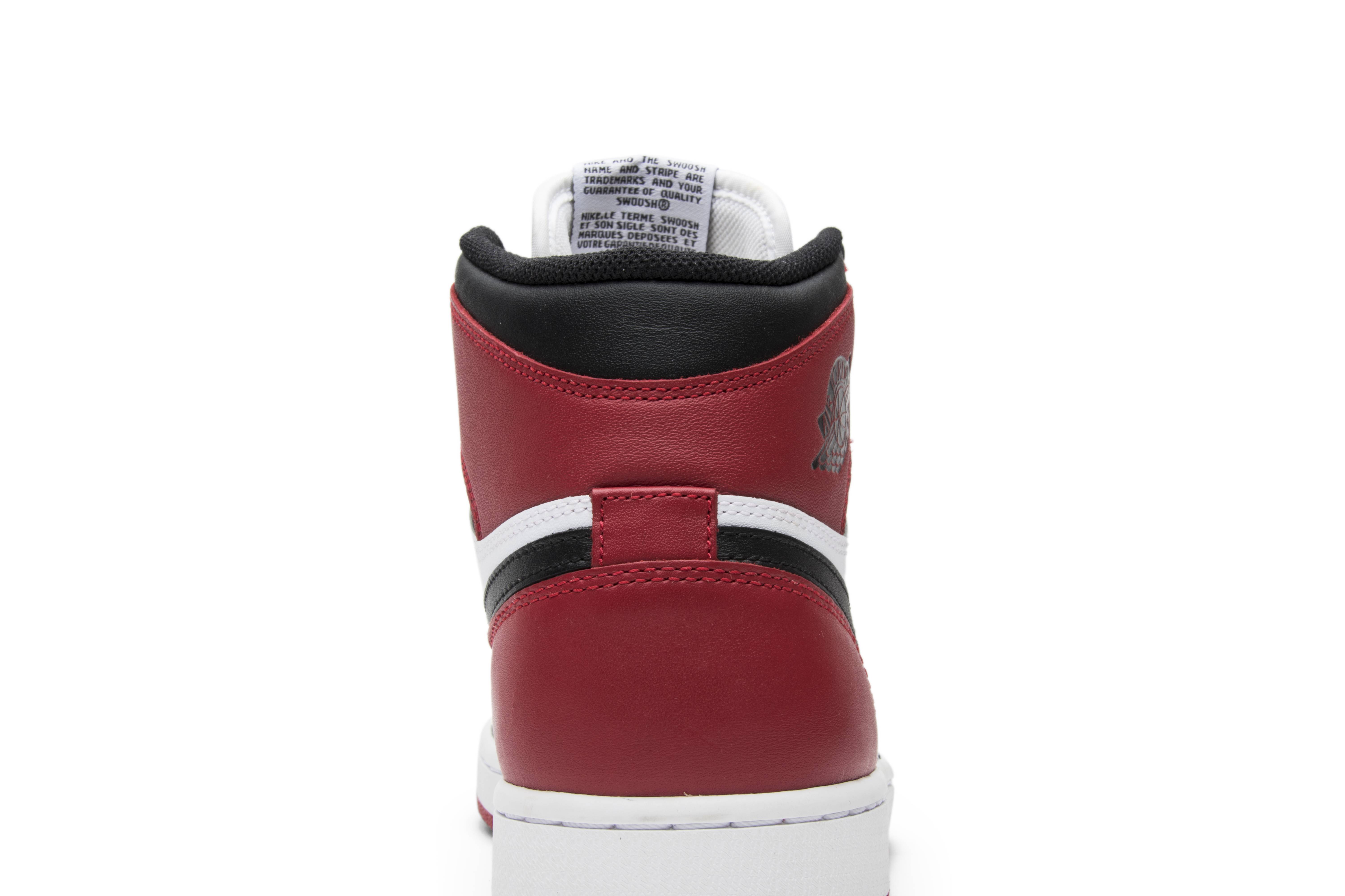 Air Jordan 1 Retro High OG Black Toe 2013 555088-184 Nicesnk
