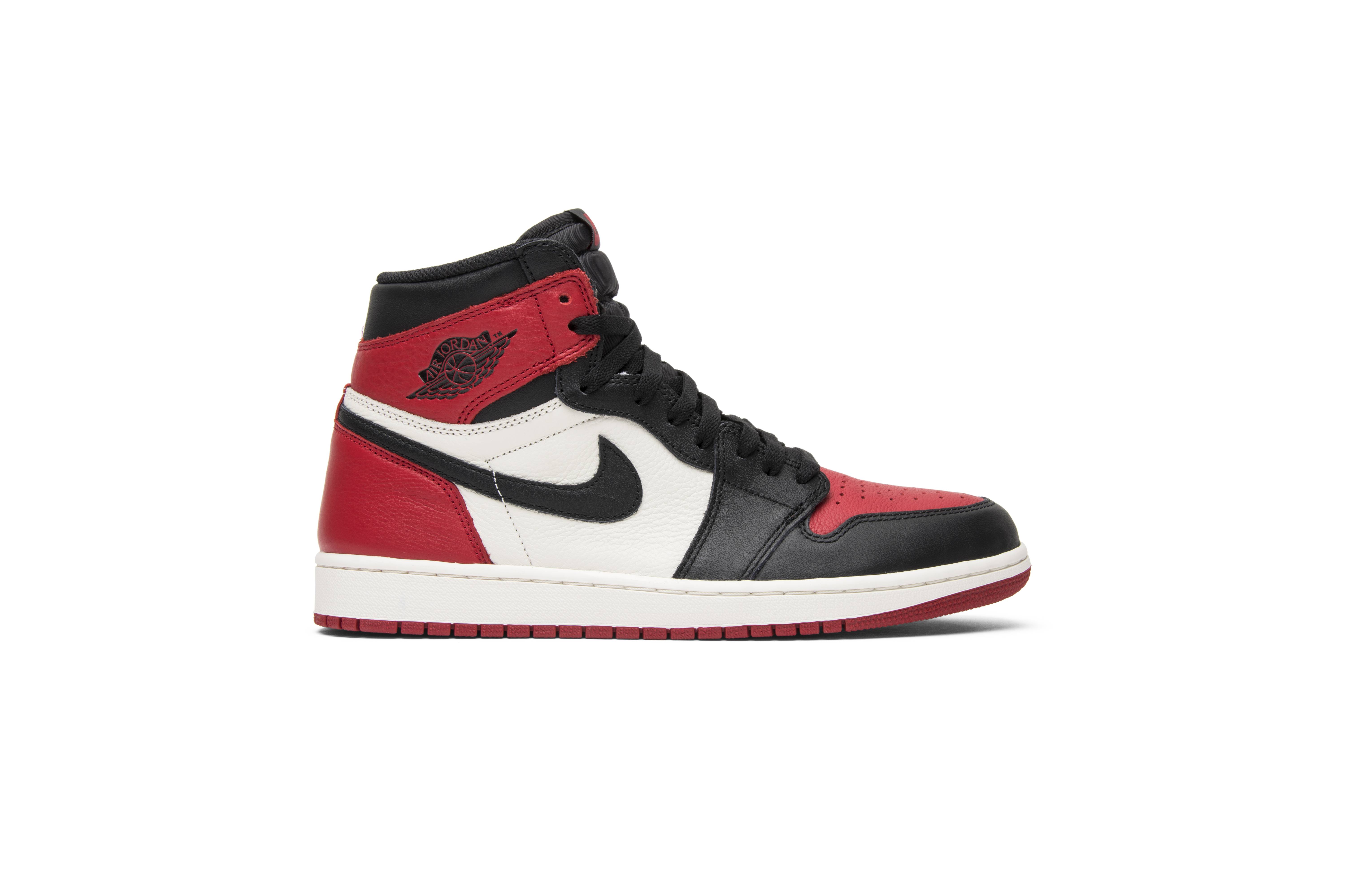 Air Jordan 1 Retro High OG Bred Toe 555088-610 Nicesnk