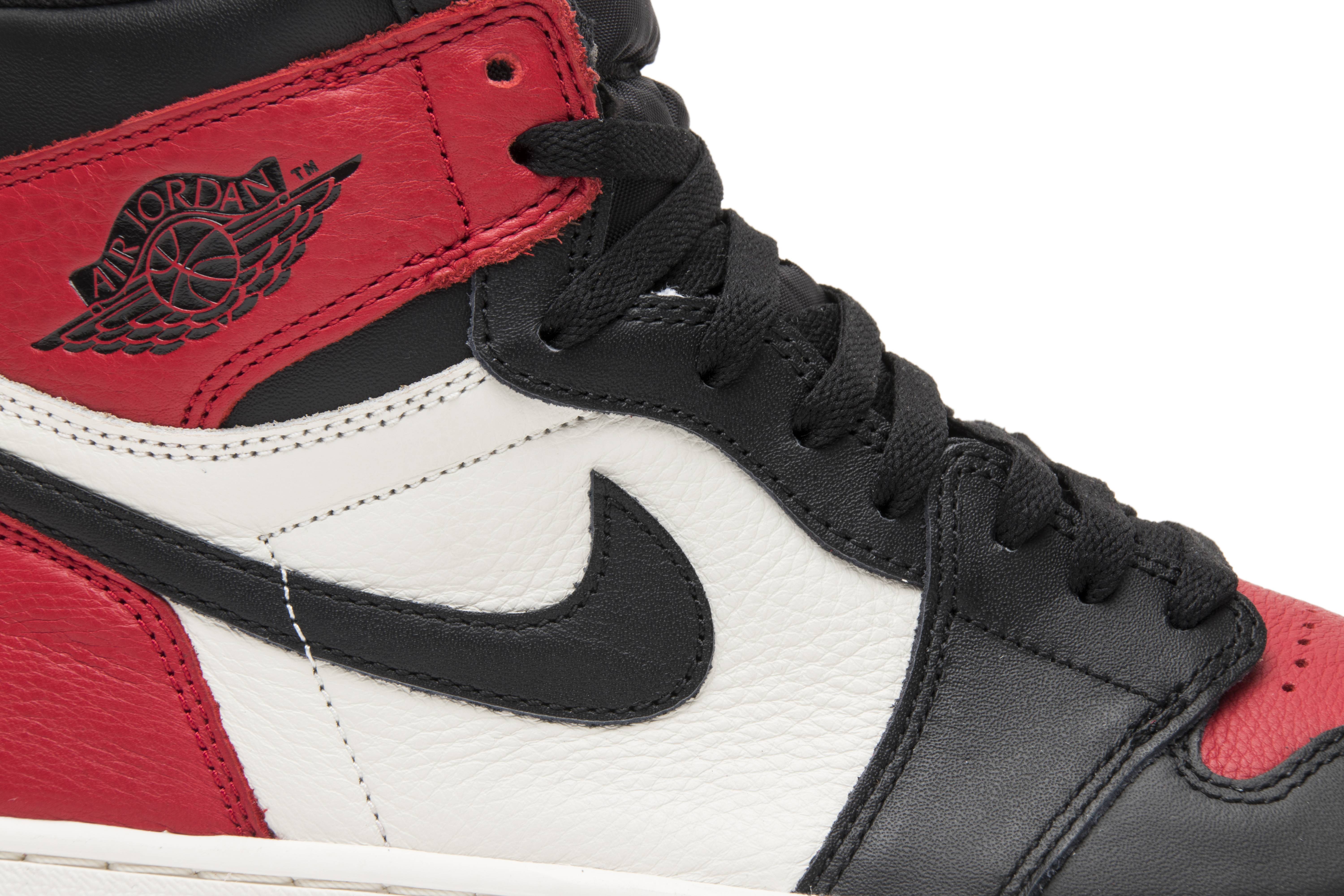 Air Jordan 1 Retro High OG Bred Toe 555088-610 Nicesnk