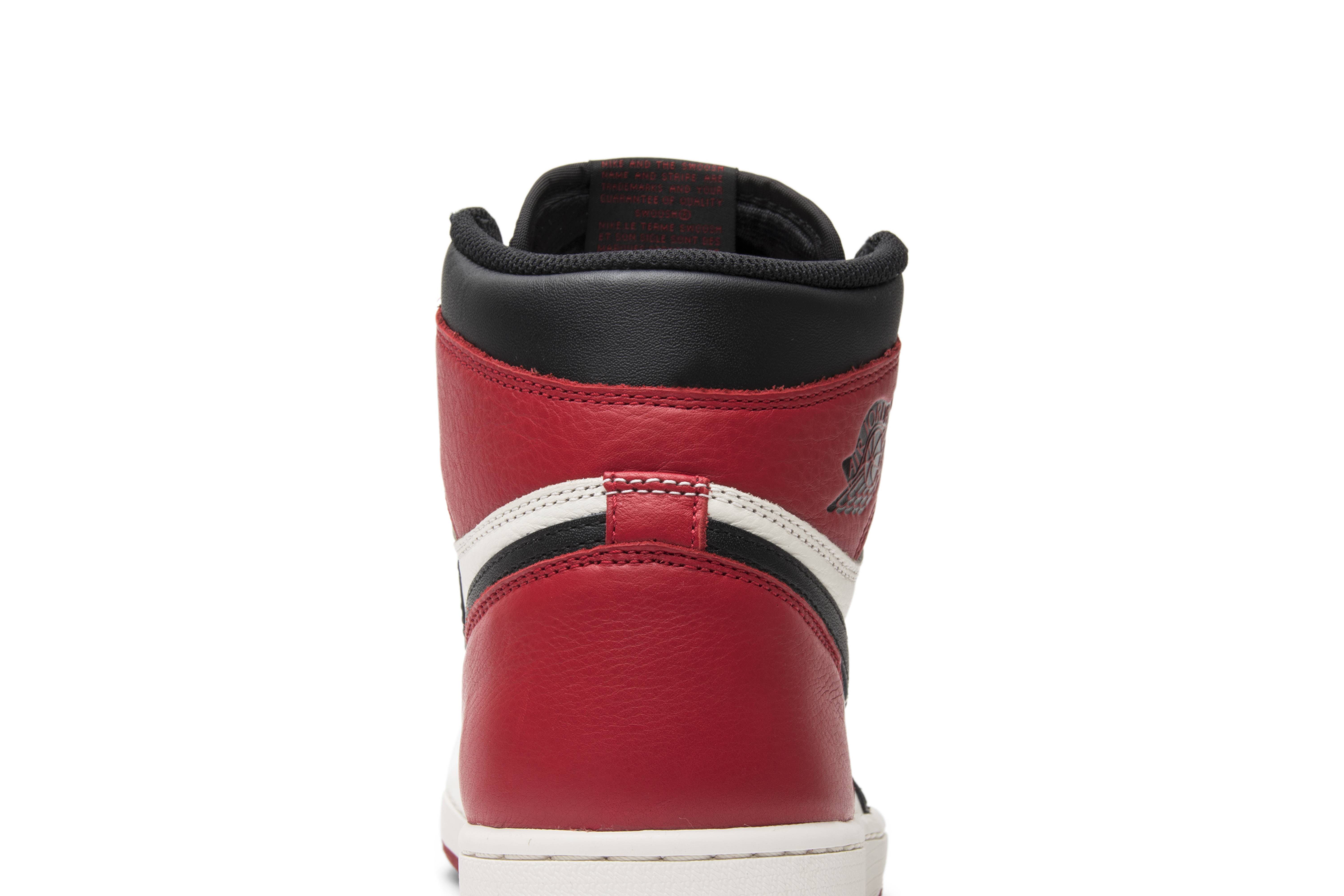 Air Jordan 1 Retro High OG Bred Toe 555088-610 Nicesnk