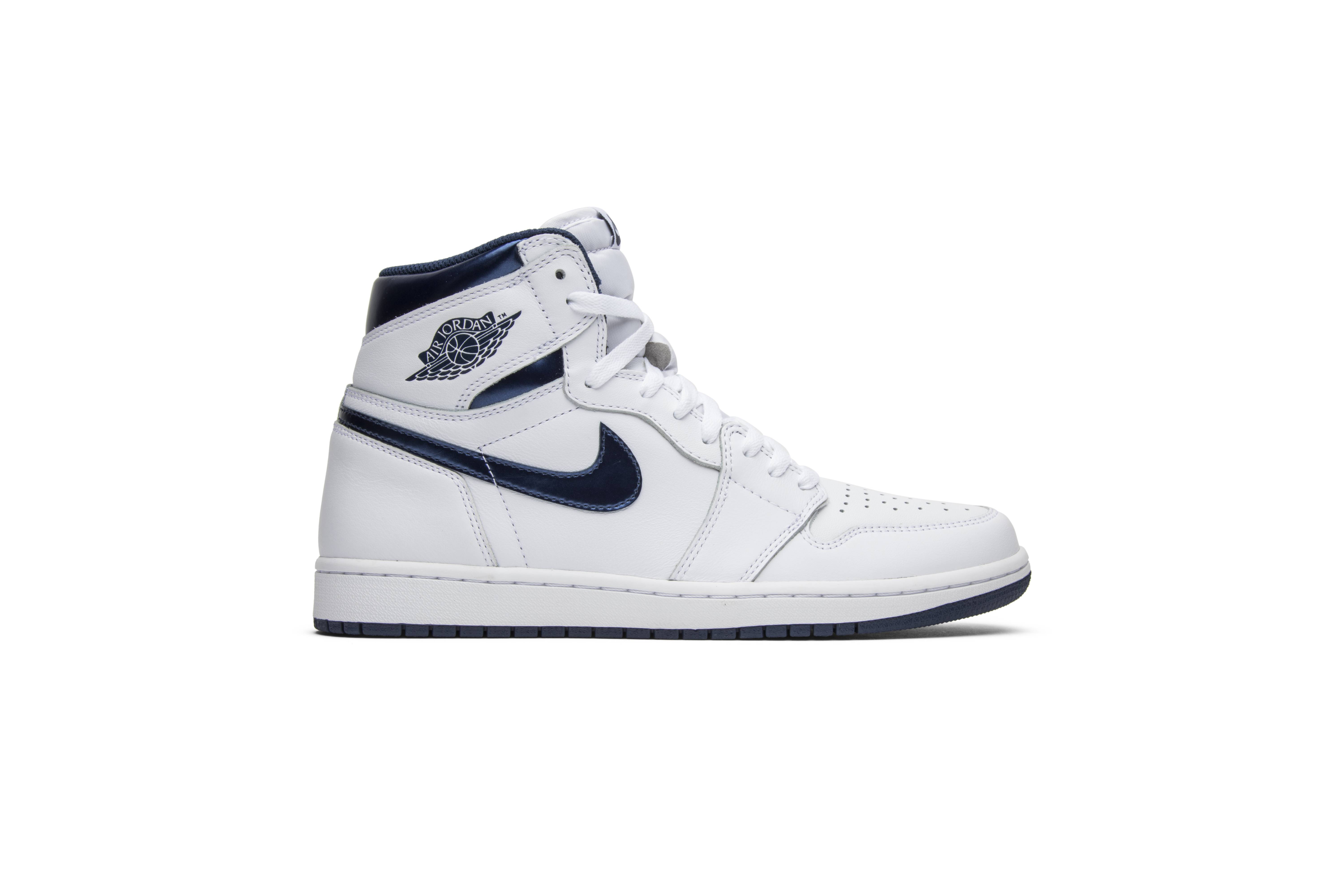 Air Jordan 1 Retro High OG Metallic Navy 2016 555088-106 Nicesnk