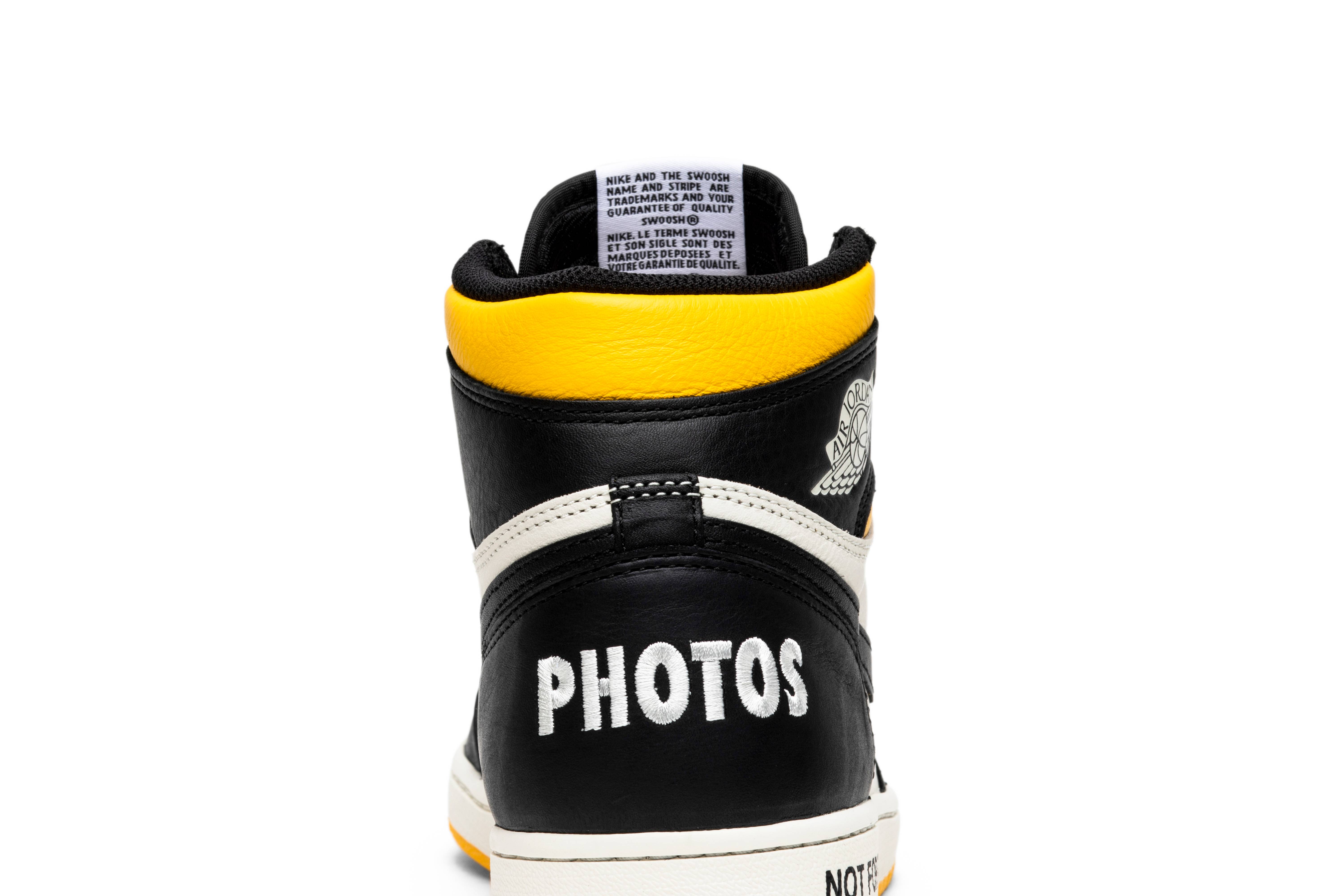 Air Jordan 1 Retro High OG Not For Resale Varsity Maize 861428-107 Nicesnk