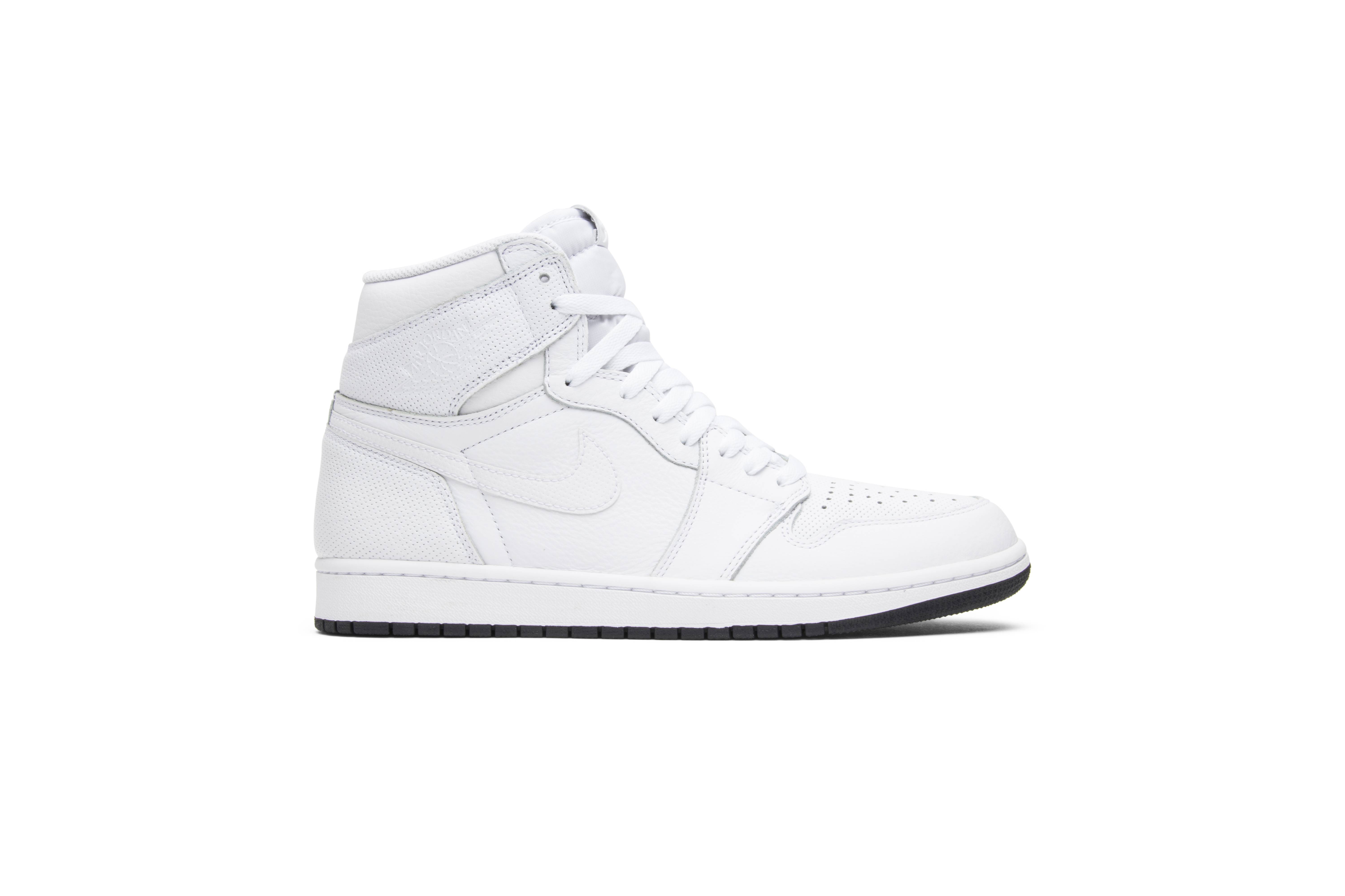 Air Jordan 1 Retro High OG White Perforated 555088-100 Nicesnk