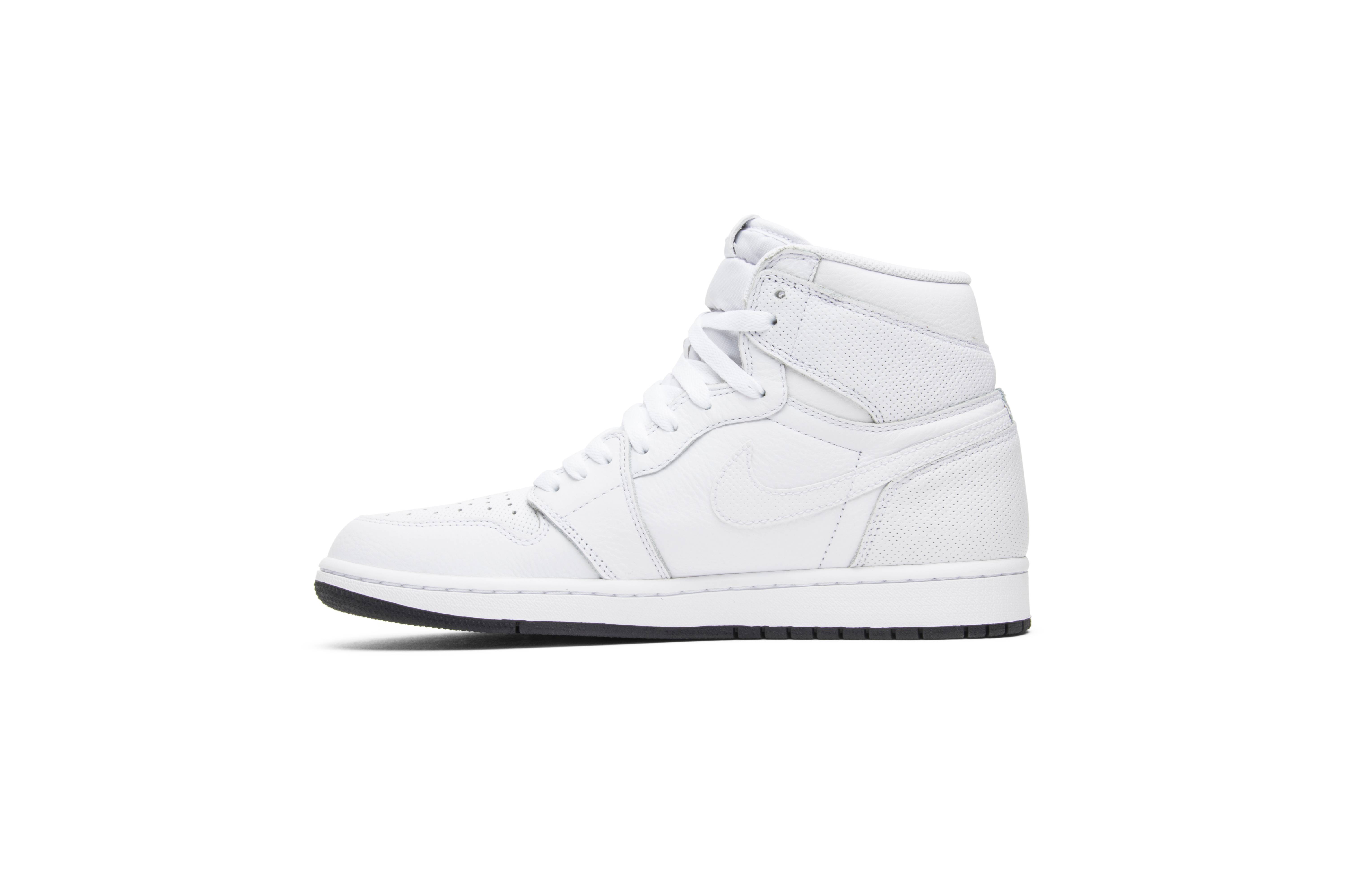 Air Jordan 1 Retro High OG White Perforated 555088-100 Nicesnk