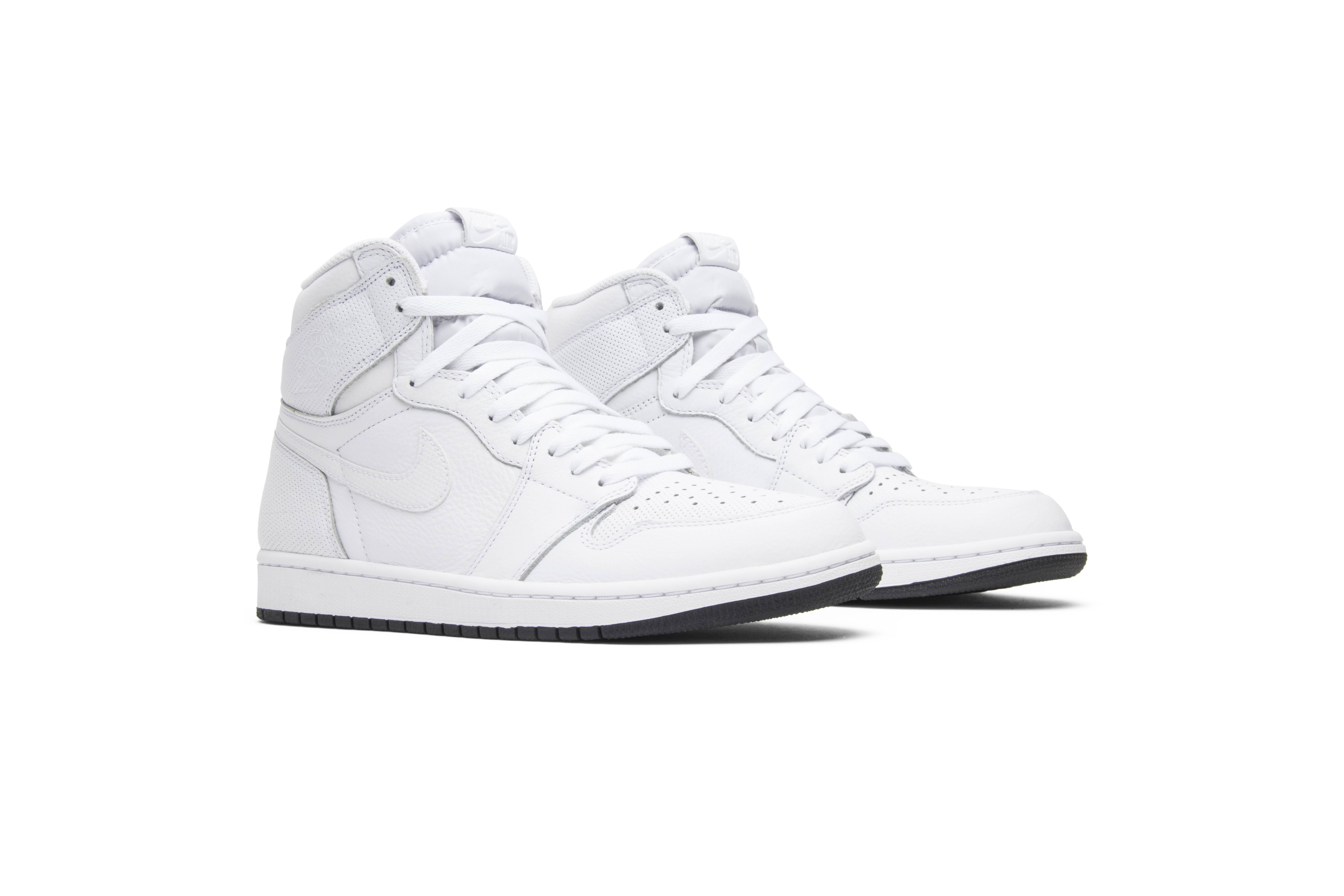 Air Jordan 1 Retro High OG White Perforated 555088-100 Nicesnk