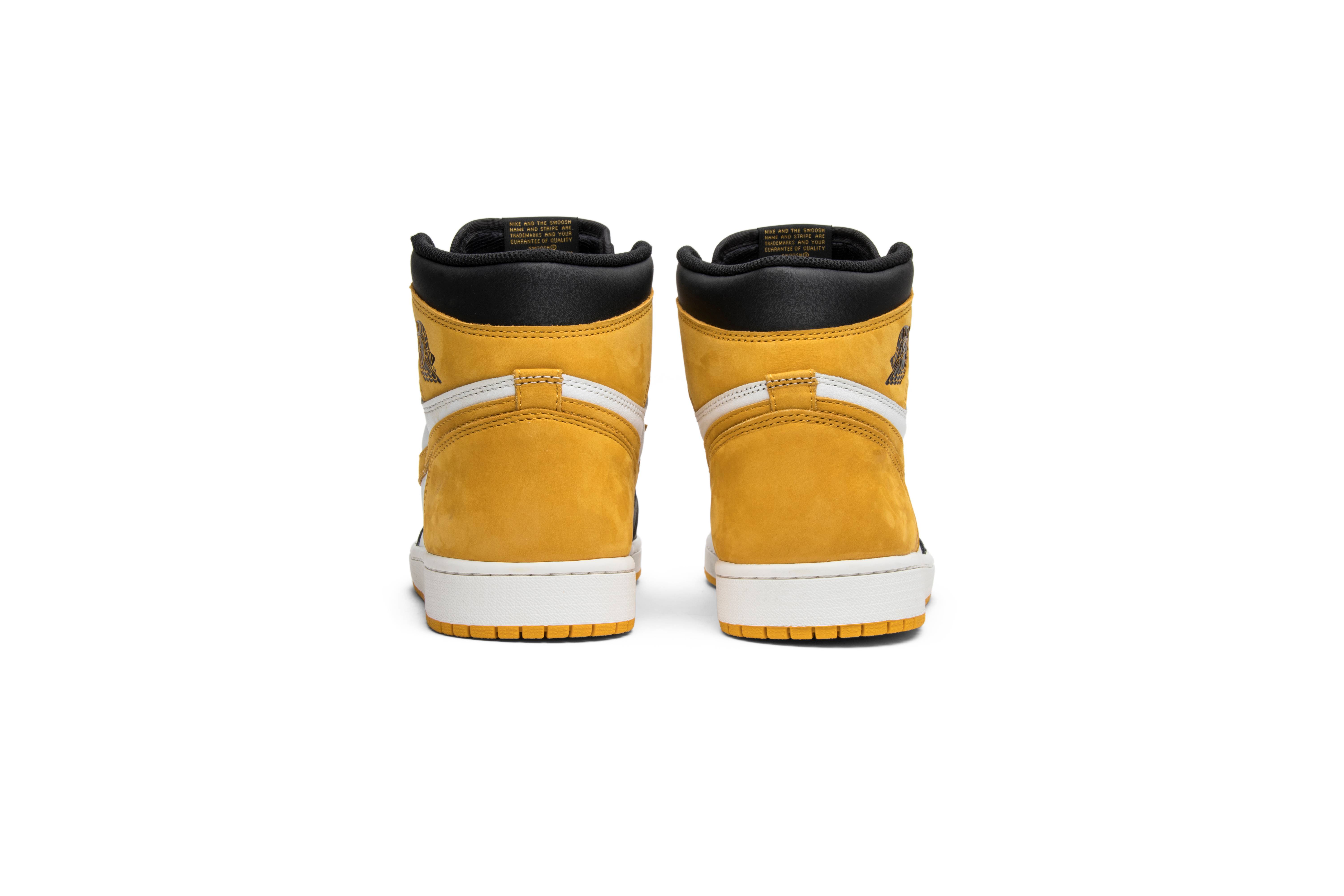 Air Jordan 1 Retro High OG Yellow Ochre 555088-109 Nicesnk