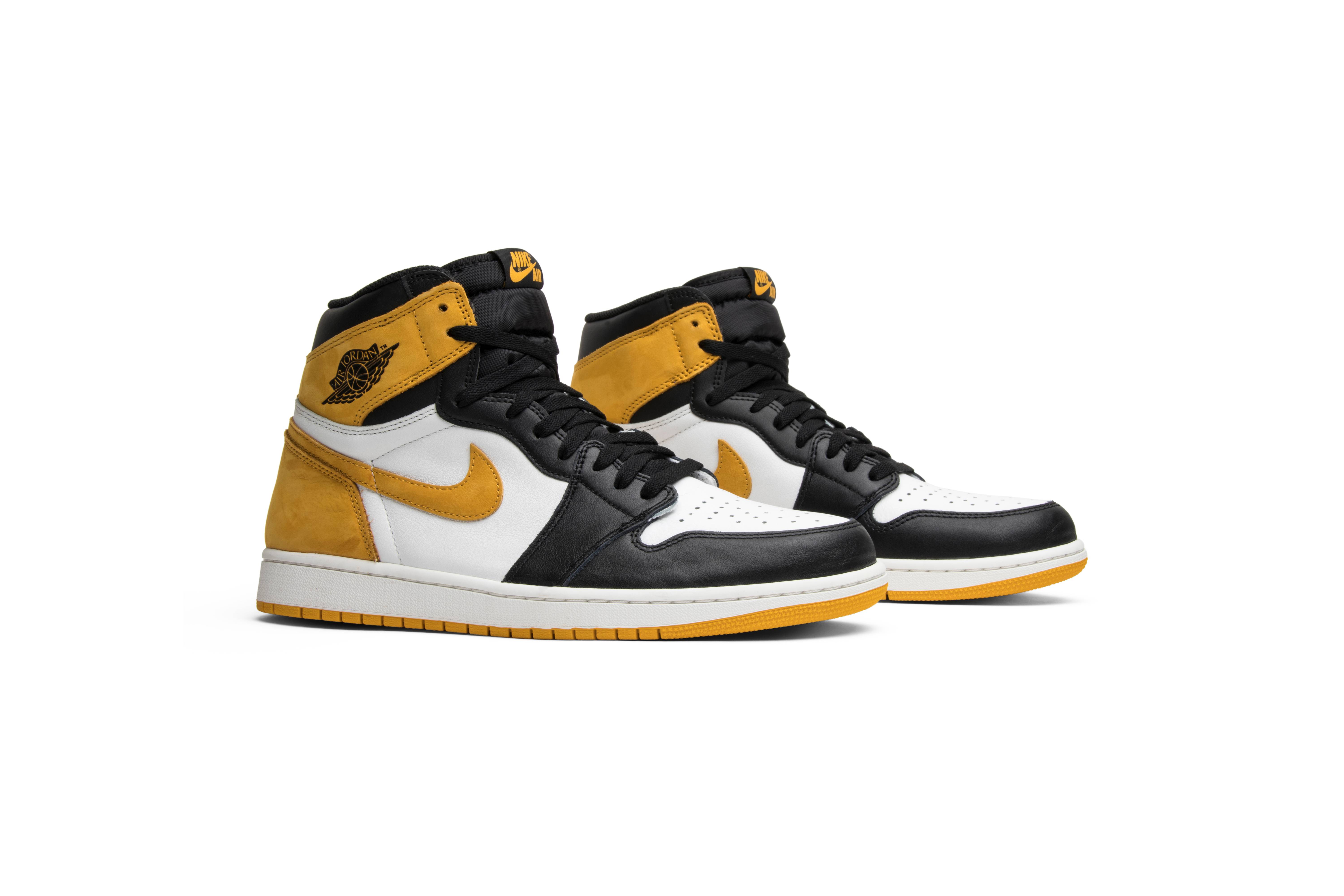 Air Jordan 1 Retro High OG Yellow Ochre 555088-109 Nicesnk