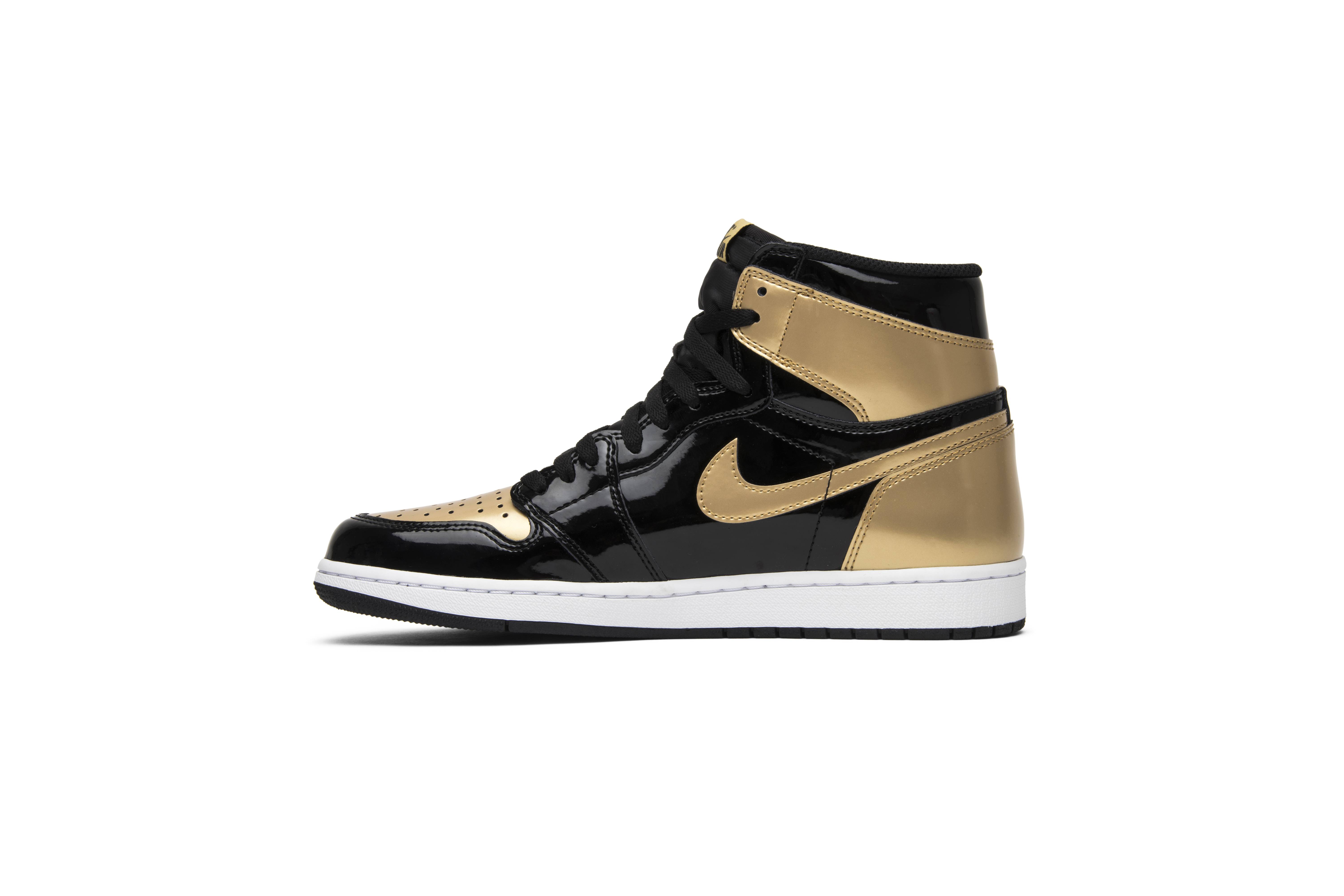 Air Jordan 1 Retro High OG NRG Gold Toe 861428-007 Nicesnk