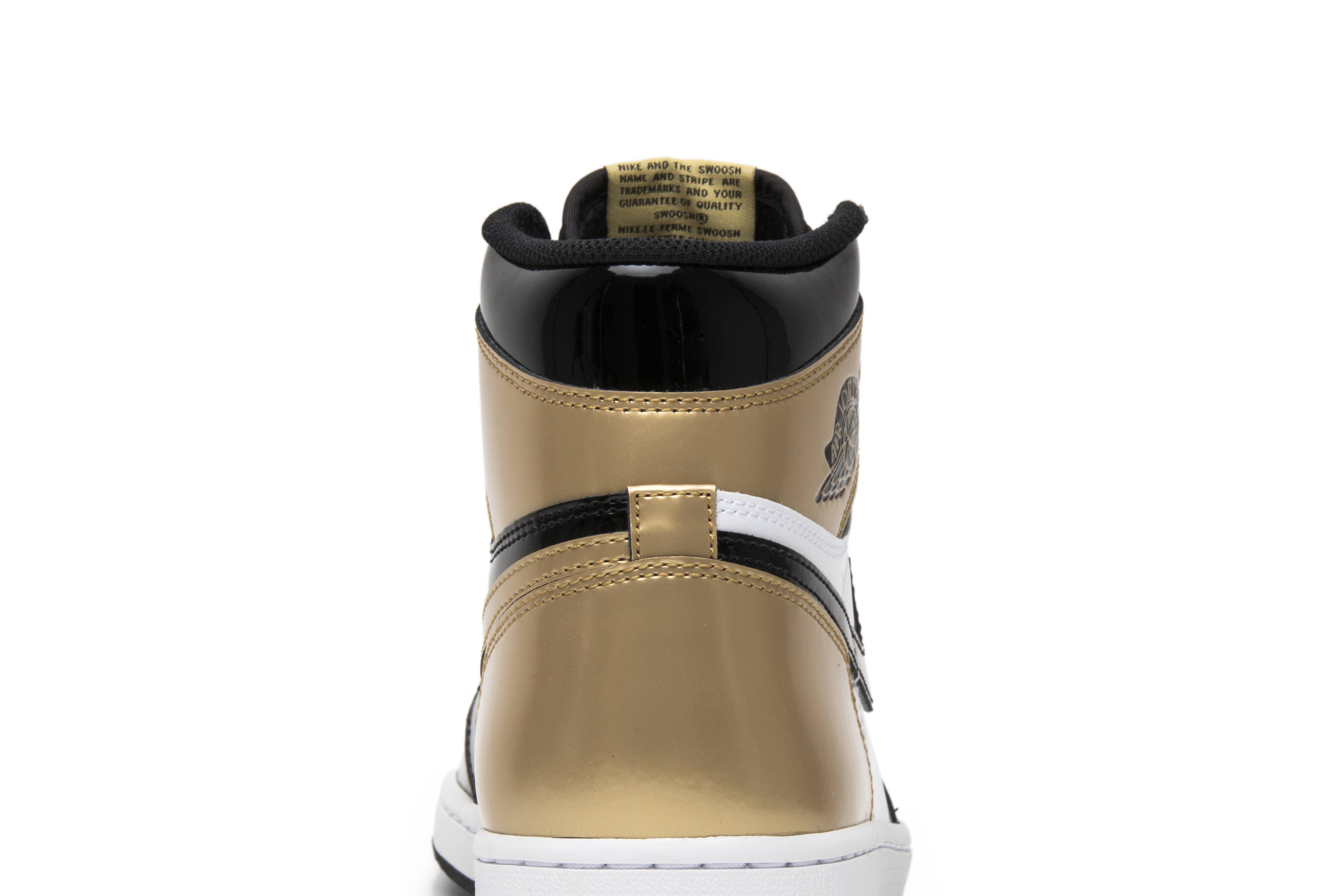 Air Jordan 1 Retro High OG NRG Gold Toe 861428-007 Nicesnk