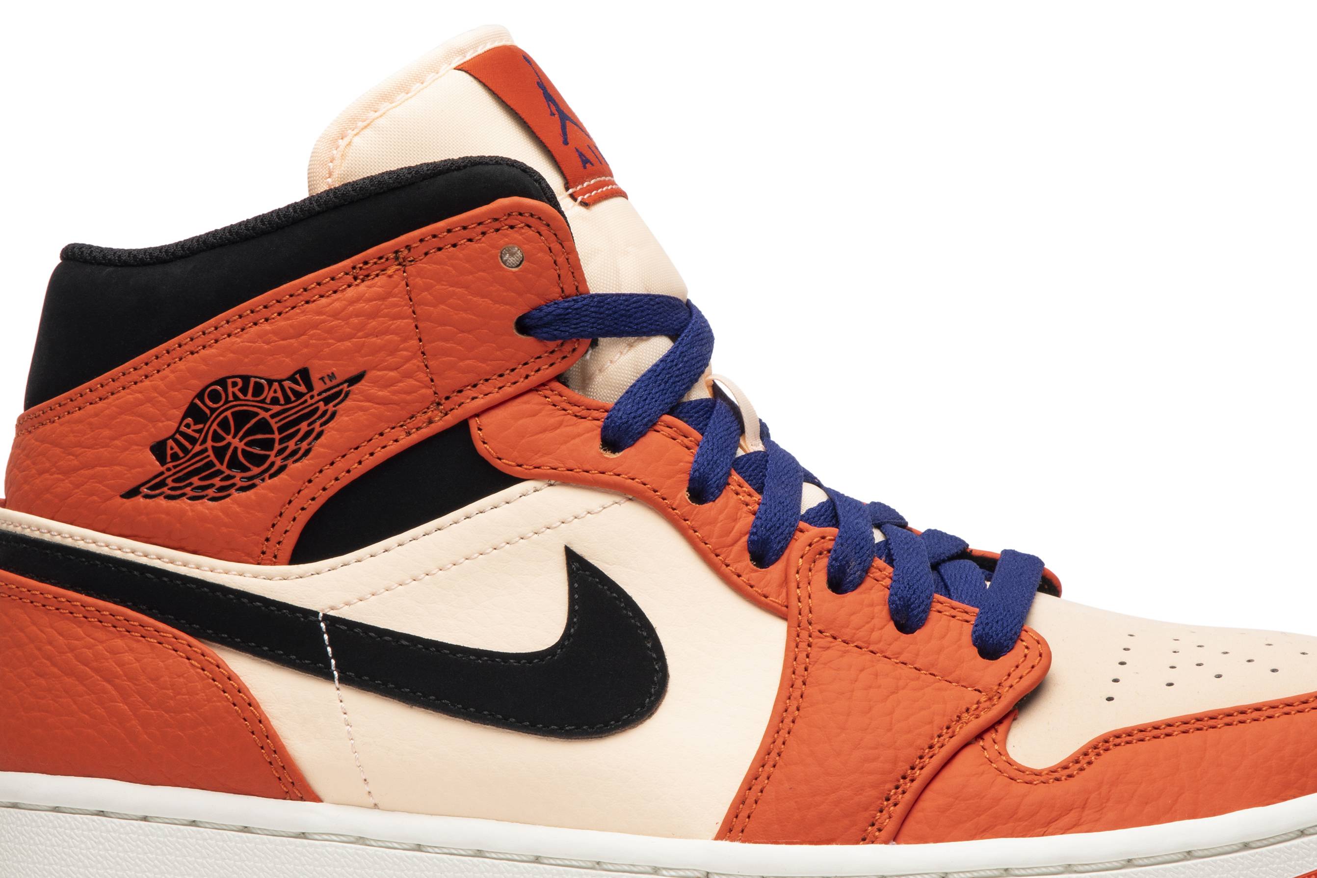 Air Jordan 1 Retro Mid SE Team Orange 852542-800 Nicesnk