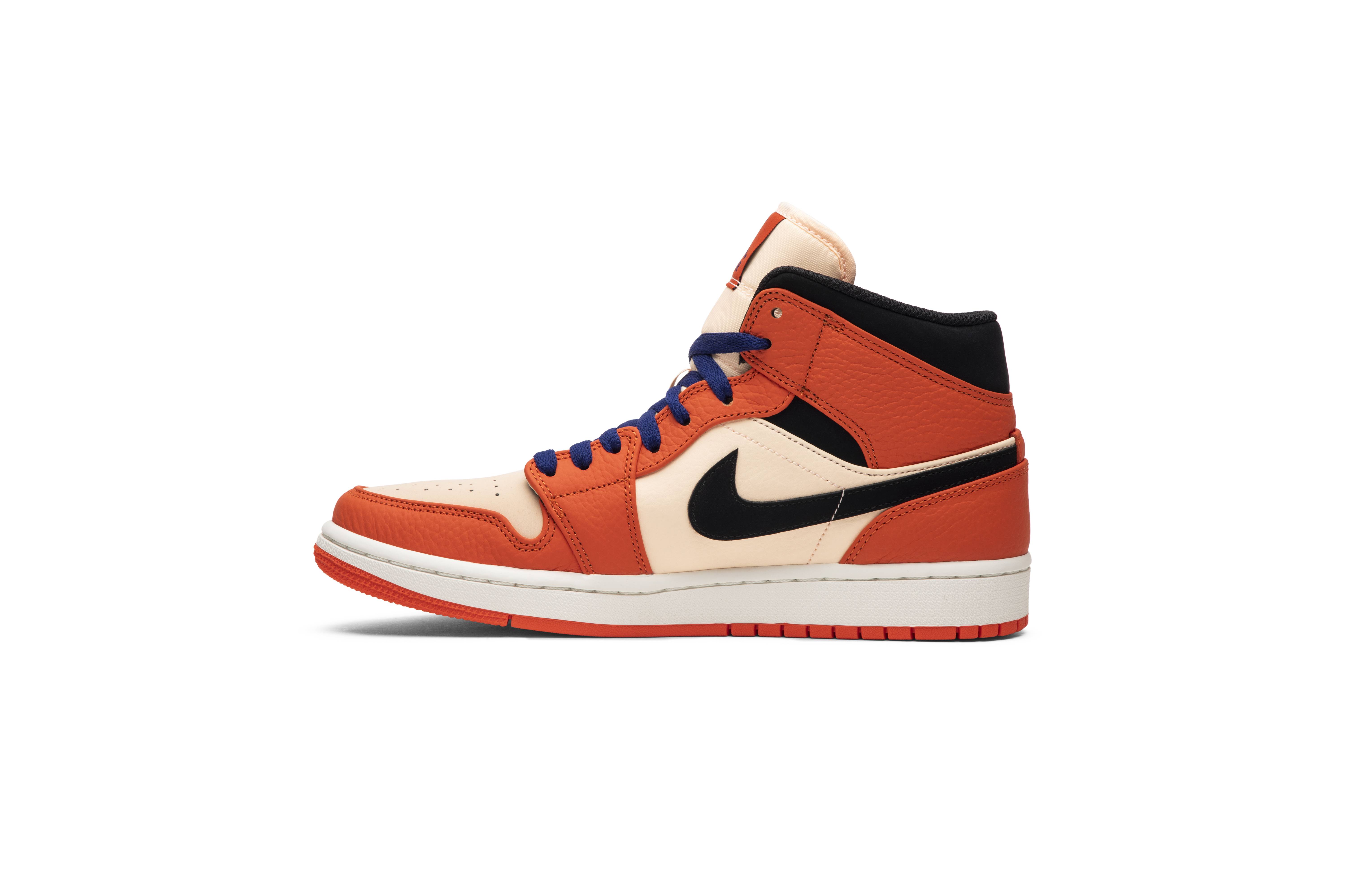 Air Jordan 1 Retro Mid SE Team Orange 852542-800 Nicesnk